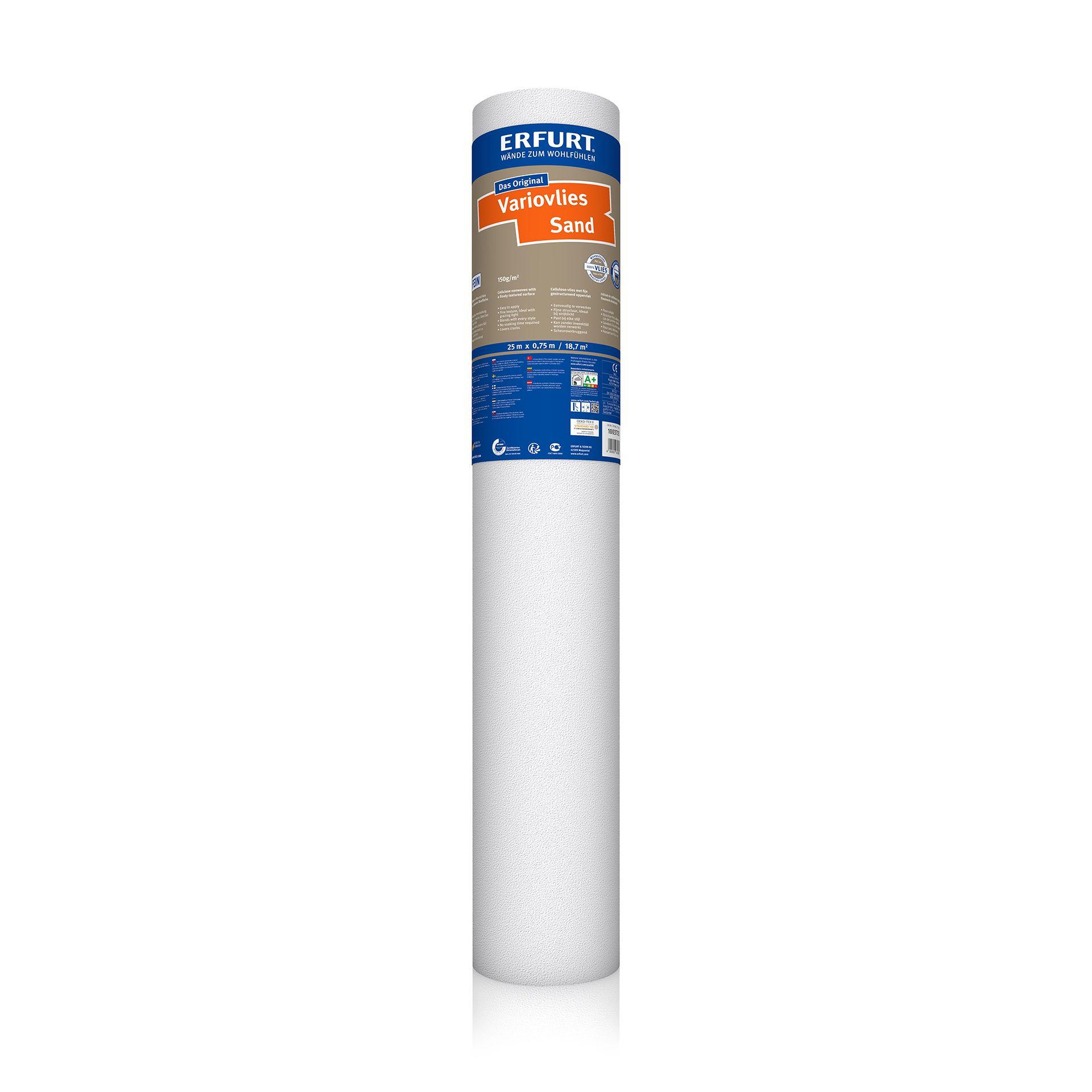 Erfurt Variovlies Tapet Sand 25x0,75m