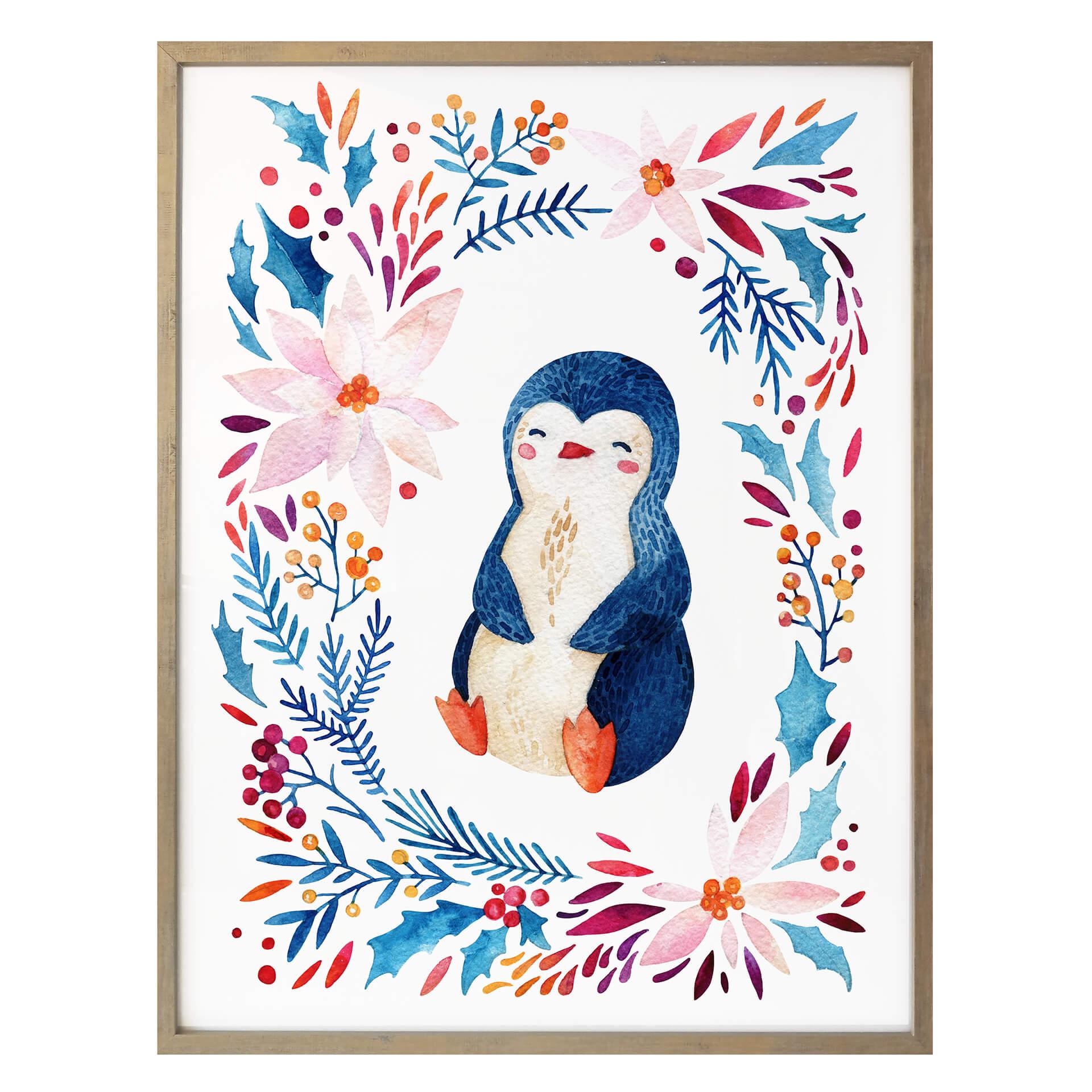 Póster Dulce pingüino