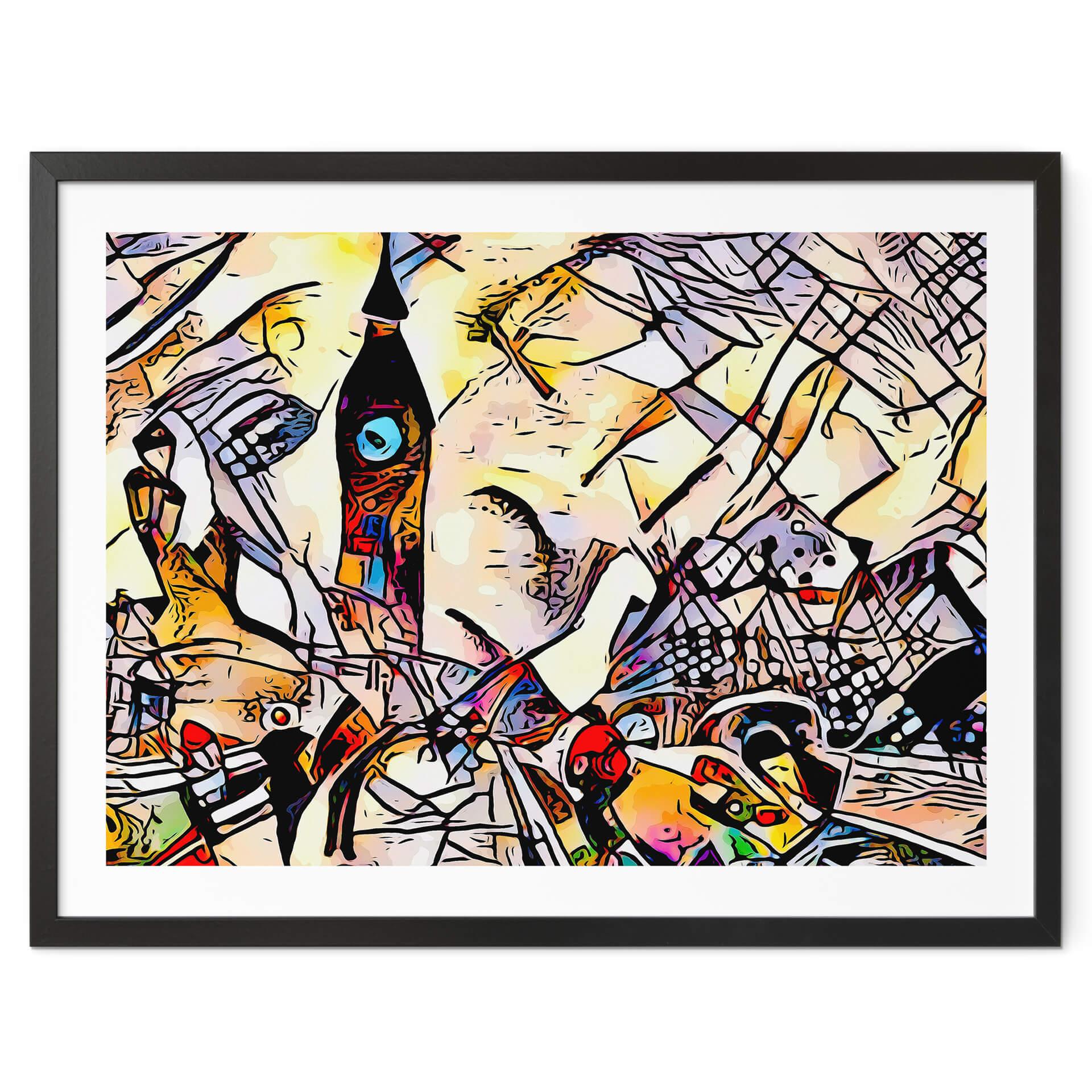Póster Zamart - Kandinsky y el Big Ben de Londres