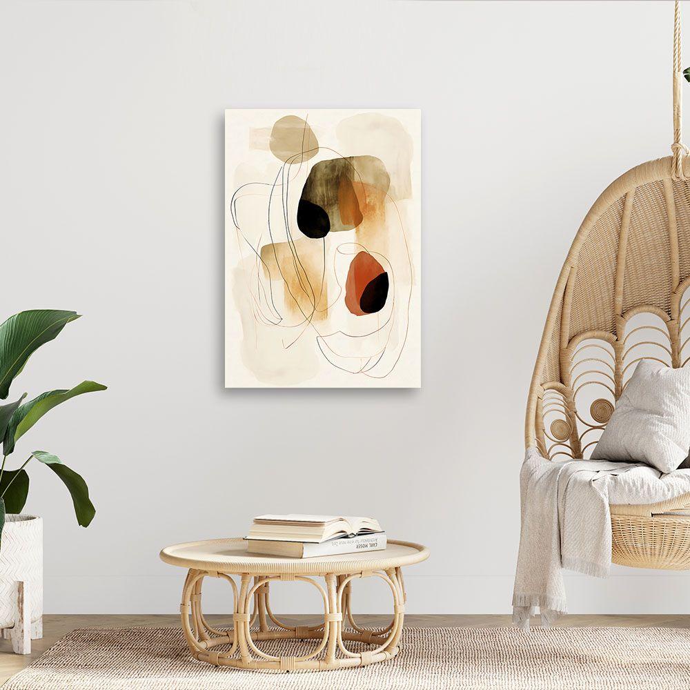 Canvasbillede, Boho abstrakt