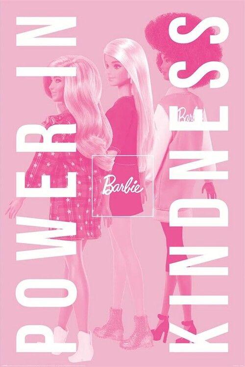 Poster, film poster Barbie - Power In Kindness 61x91,5 cm