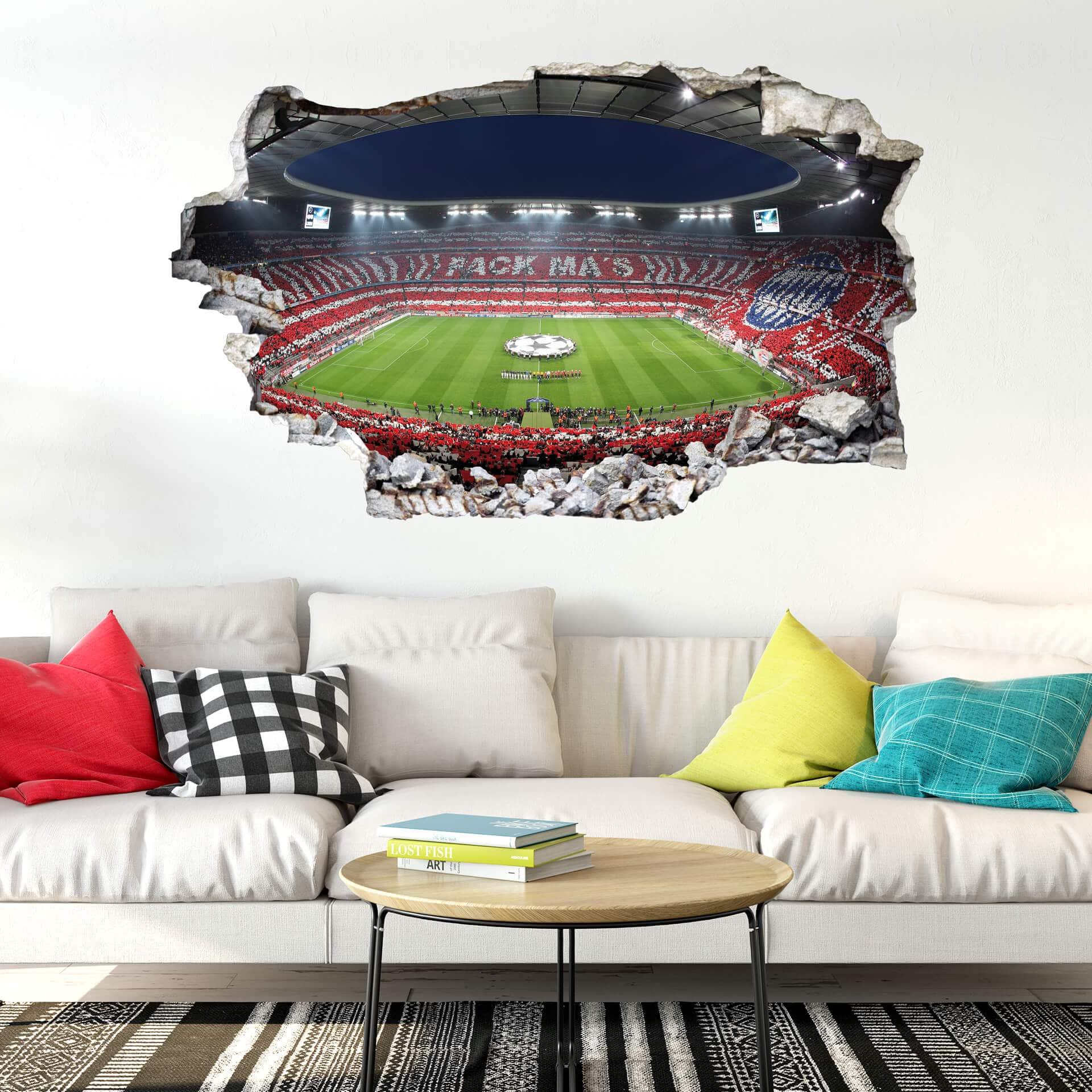 3D Muursticker Bayern München - Pack Ma's