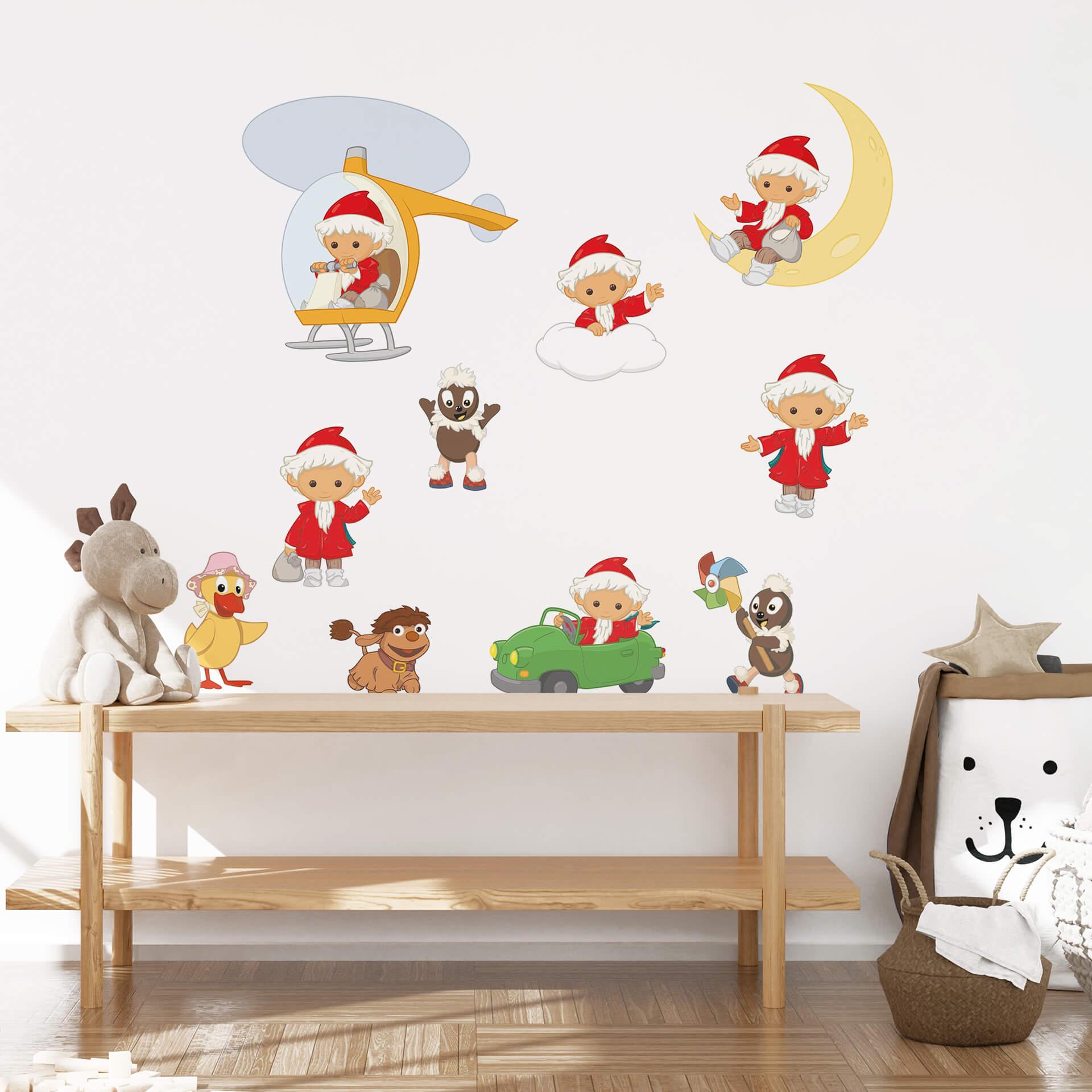 Wall Sticker Sandmanden og hans venner - 50x70 cm