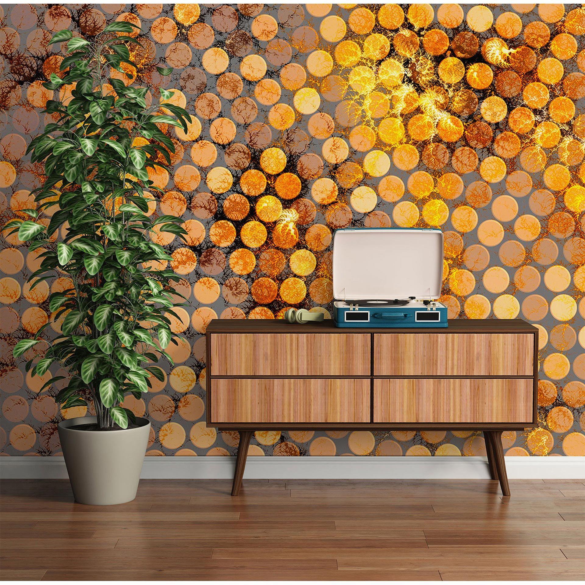 Architects Paper Papier peint photo Atelier 47 Lavillia Orange