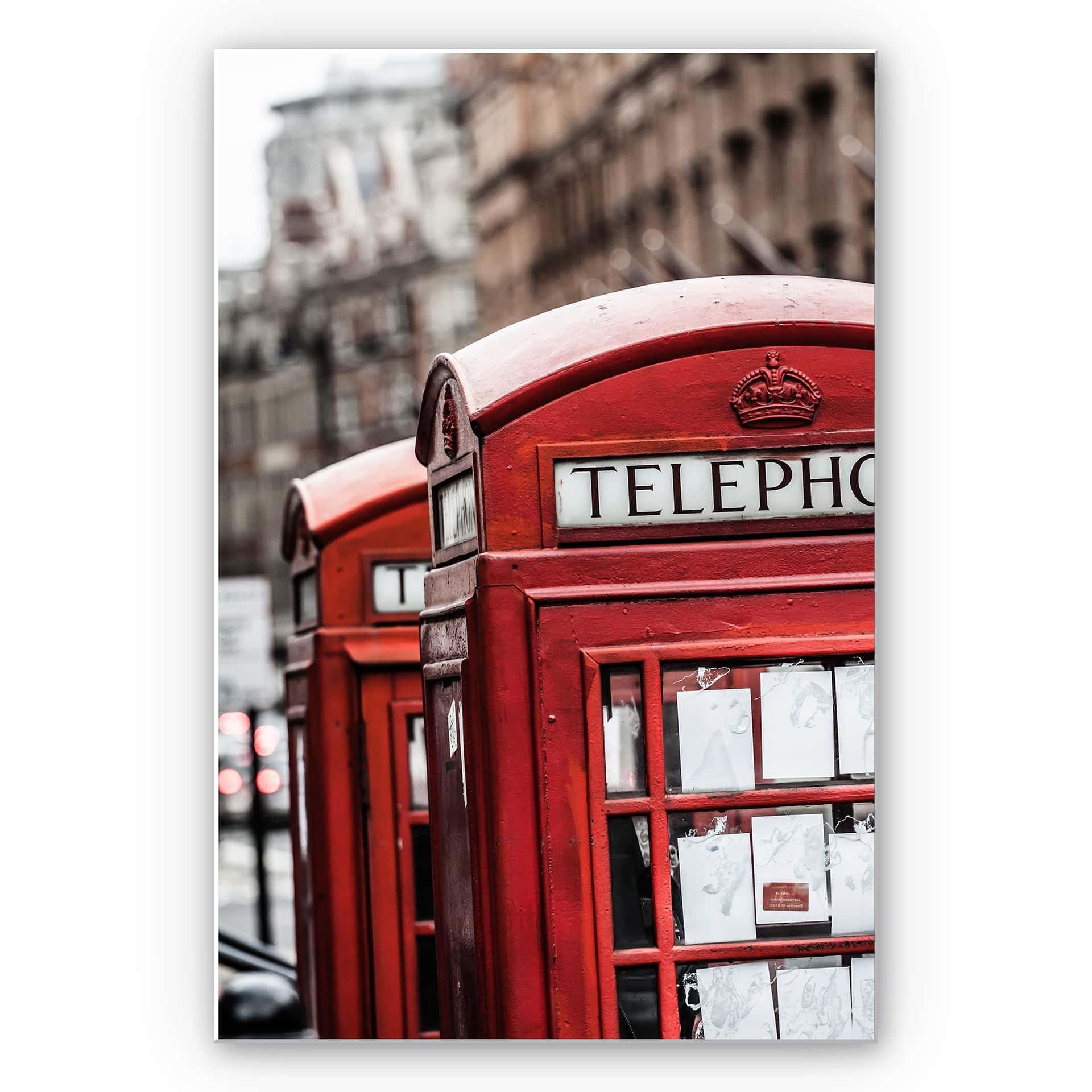 Tableau Forex - Cabine téléphonique britannique