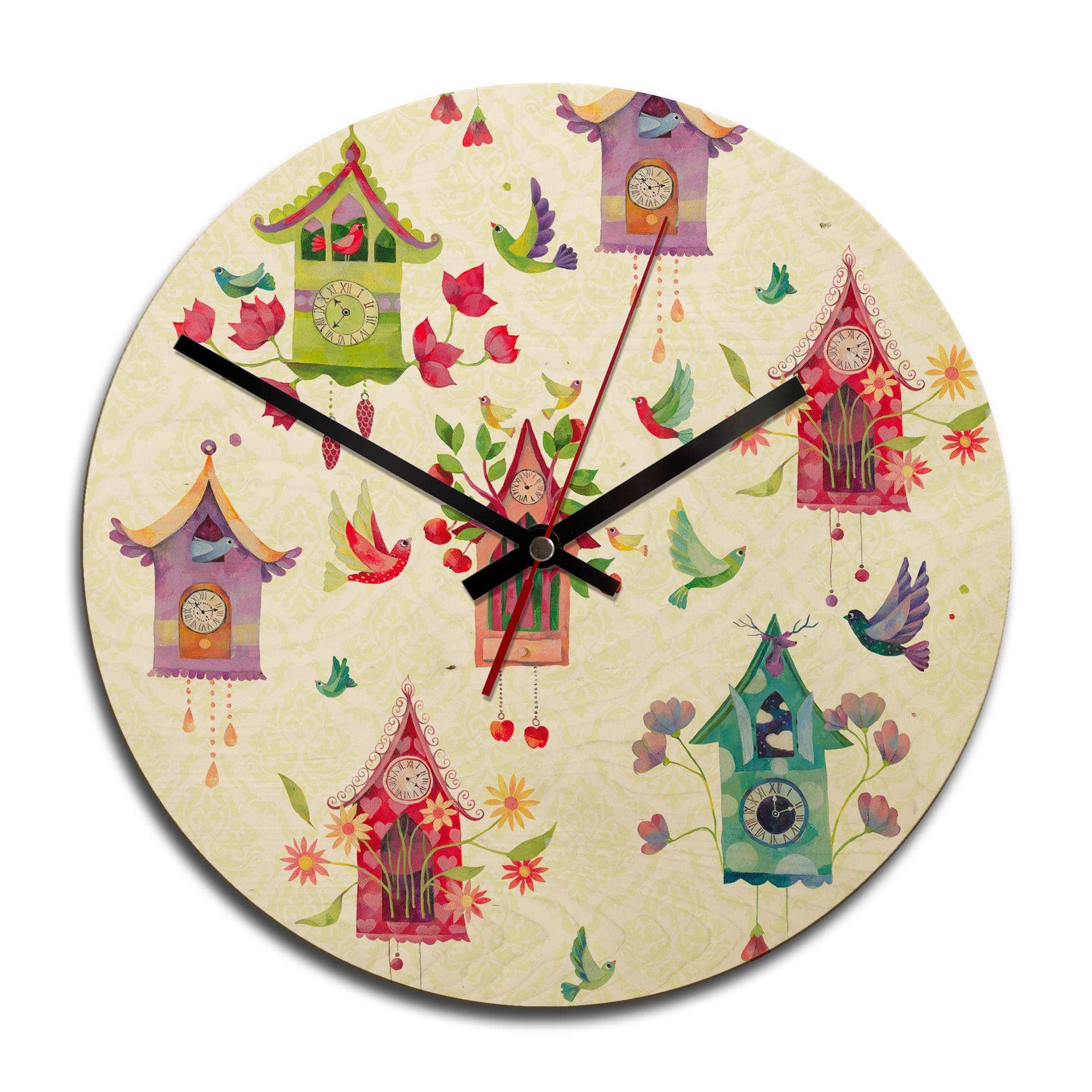 Horloge murale en bois - Blanz - Temps du rêve