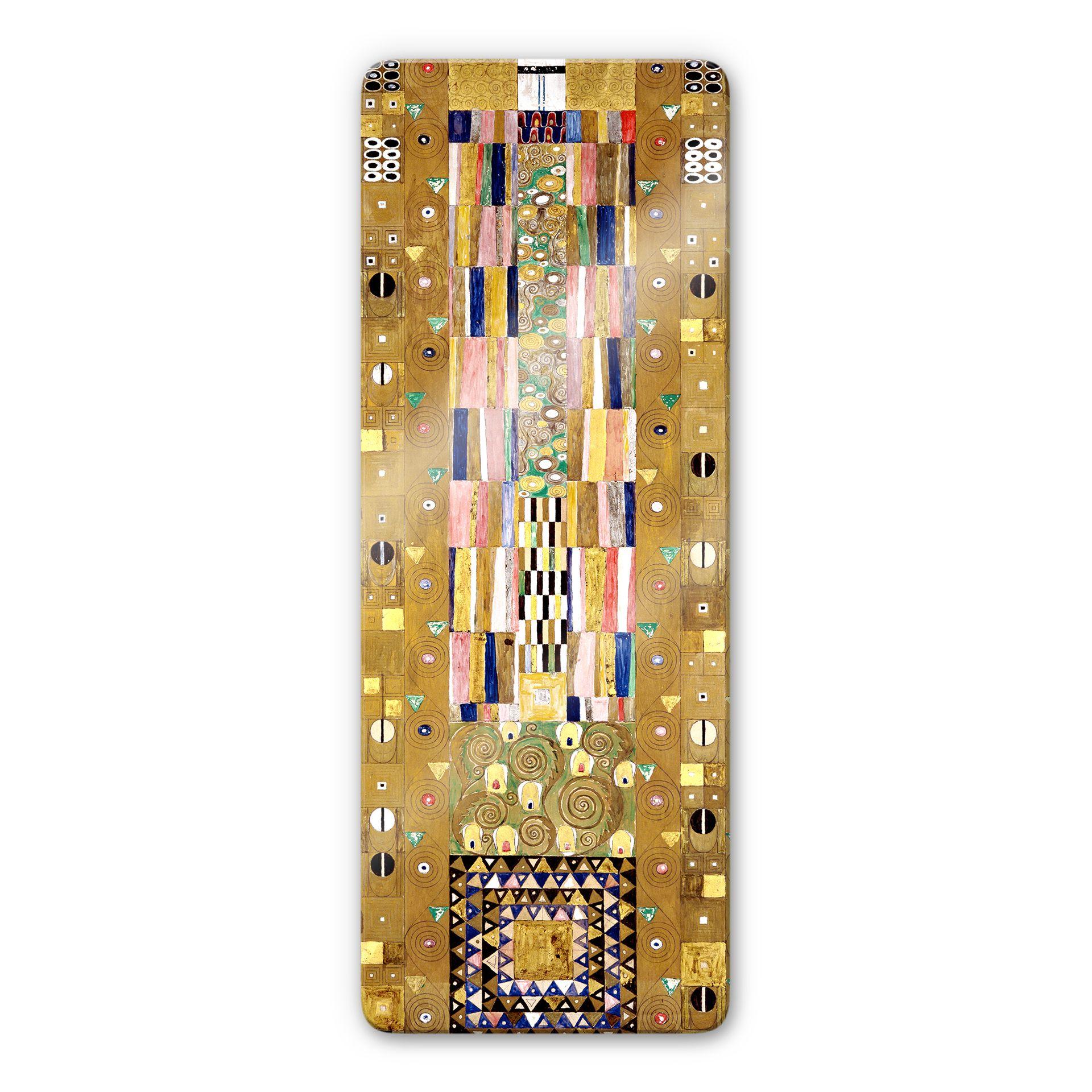 Glasbillede - Klimt - The Stoclet Frieze: Ridder