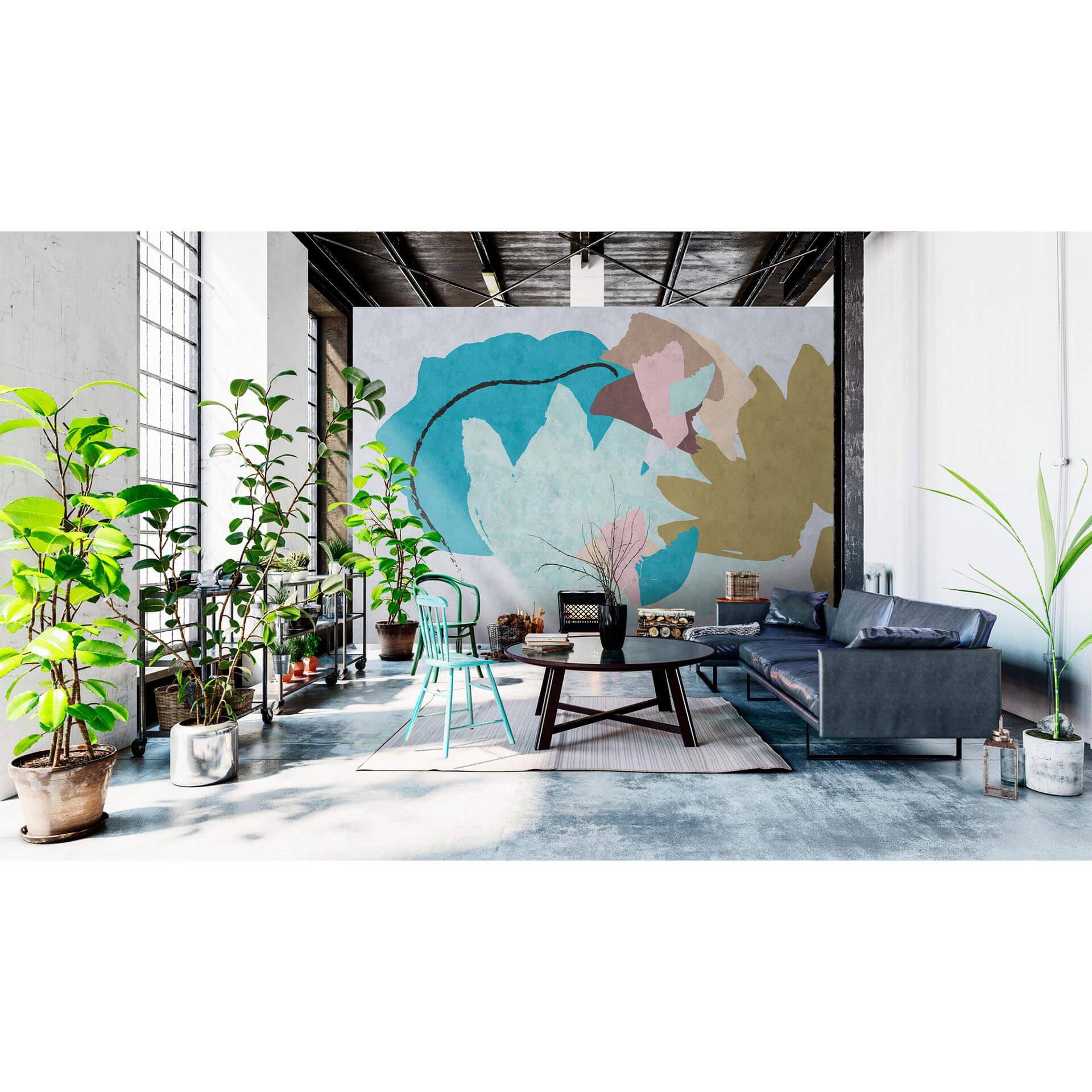 Livingwalls Fototapet Walls by Patel 2 floral collage 1