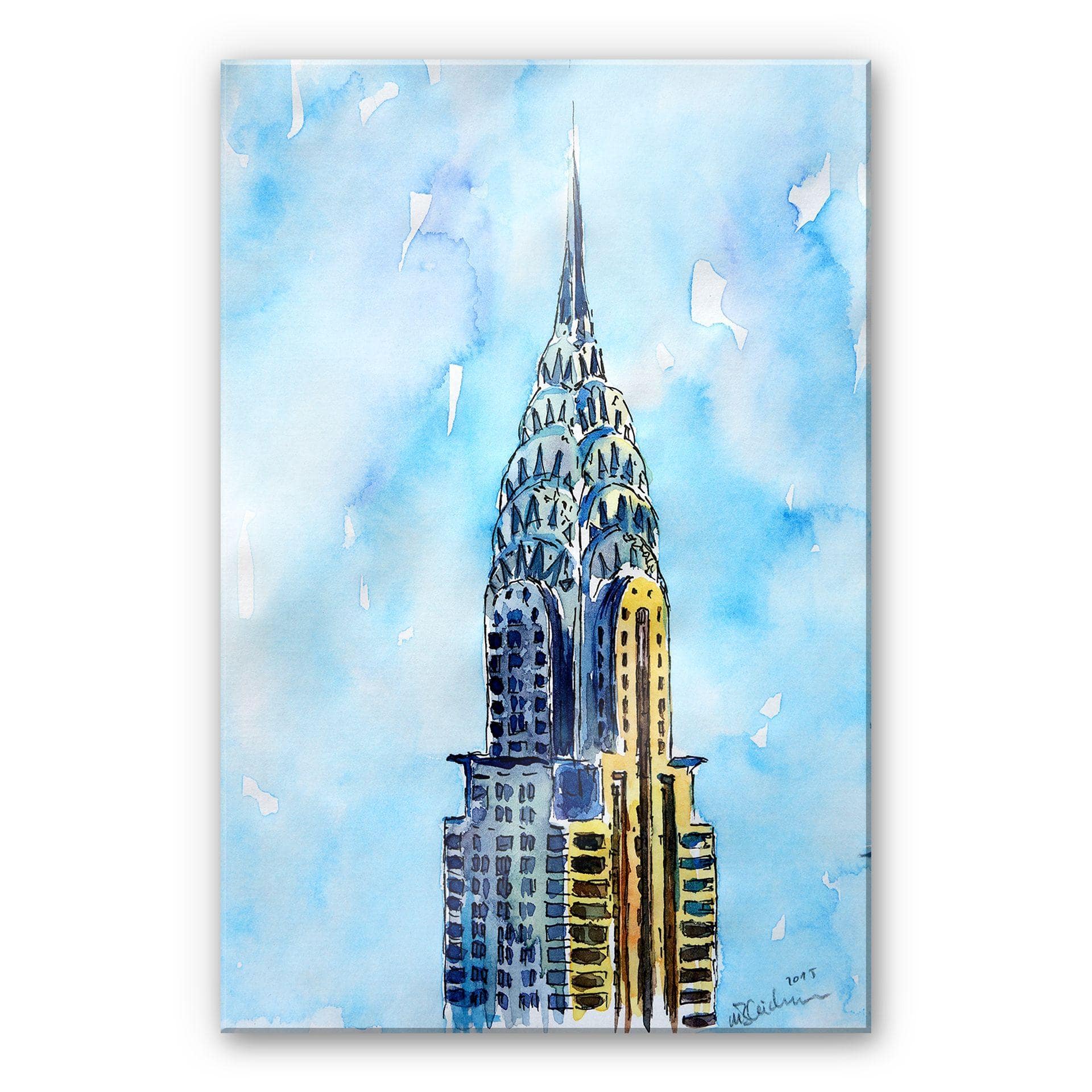 Tableau en verre acrylique - Bleichner - Chrysler Building in NYC
