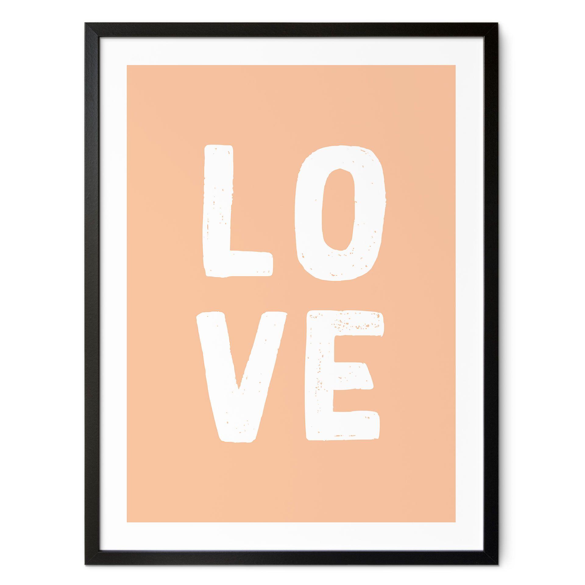 Póster Cartas de amor Melocotón