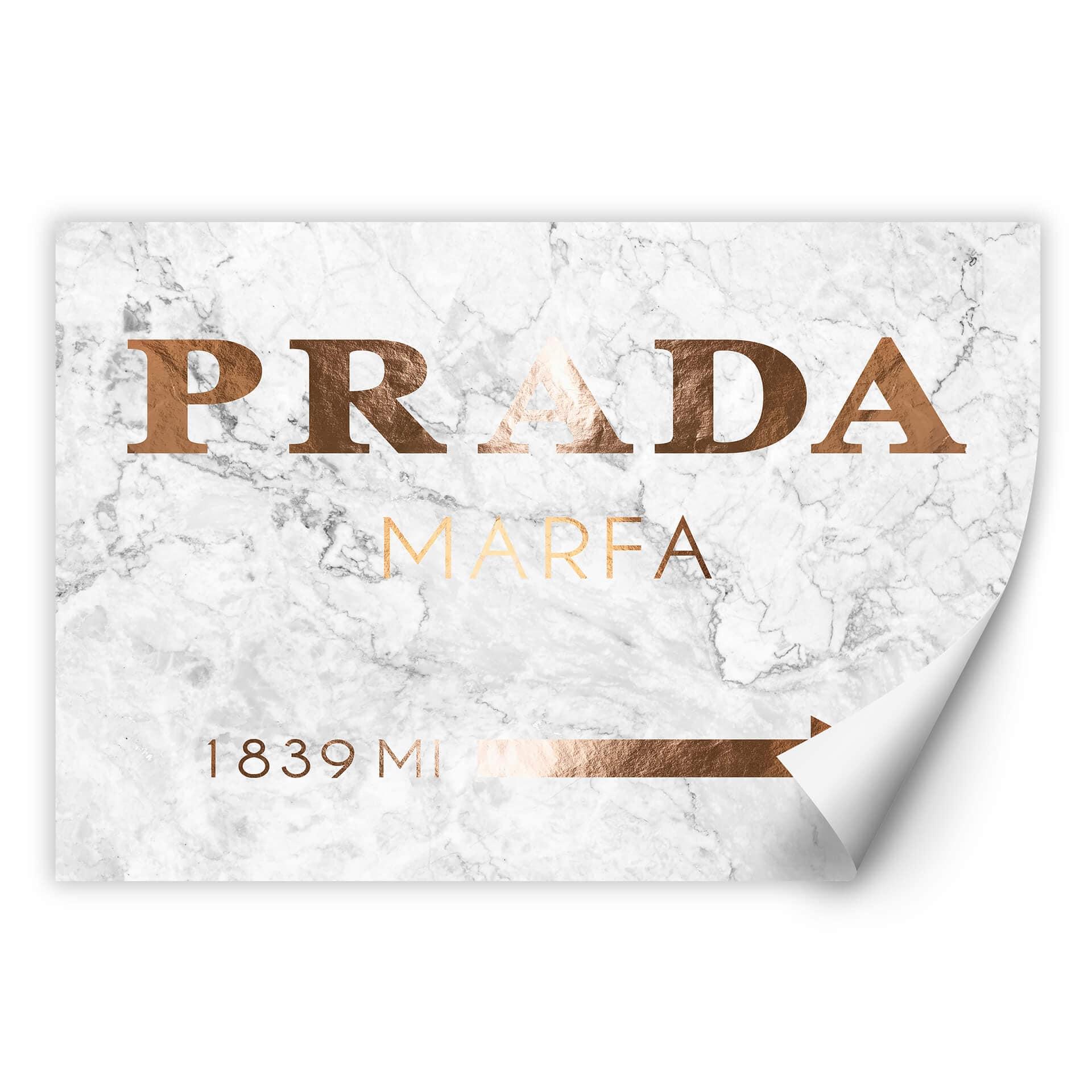 Zelfklevende Poster - Prada Marfa