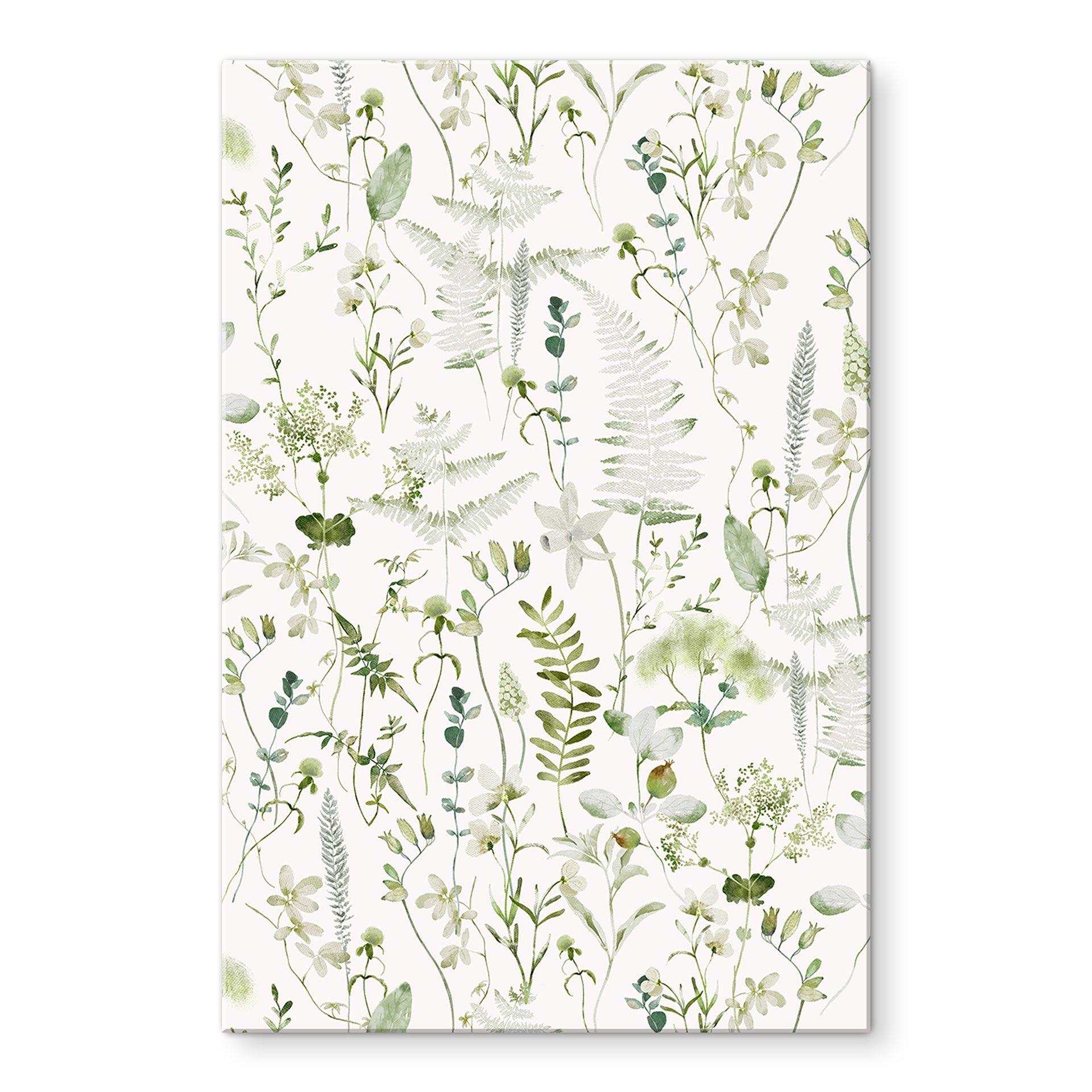 Akrylbillede Urter og vilde blomster - UN Designs