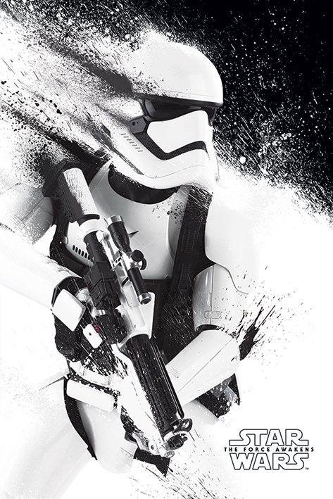 Poster, film poster Star Wars: Episode VII - The Force Awakens - Stormtrooper Paint 61x91,5 cm