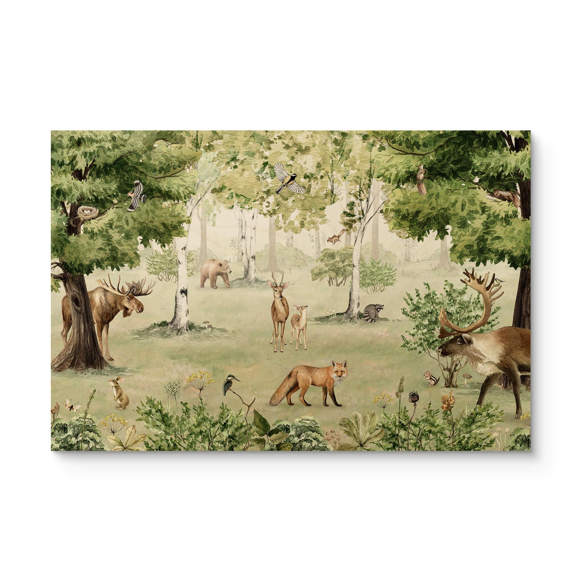 Cuadro de madera Kikki Belle - Forest wonder