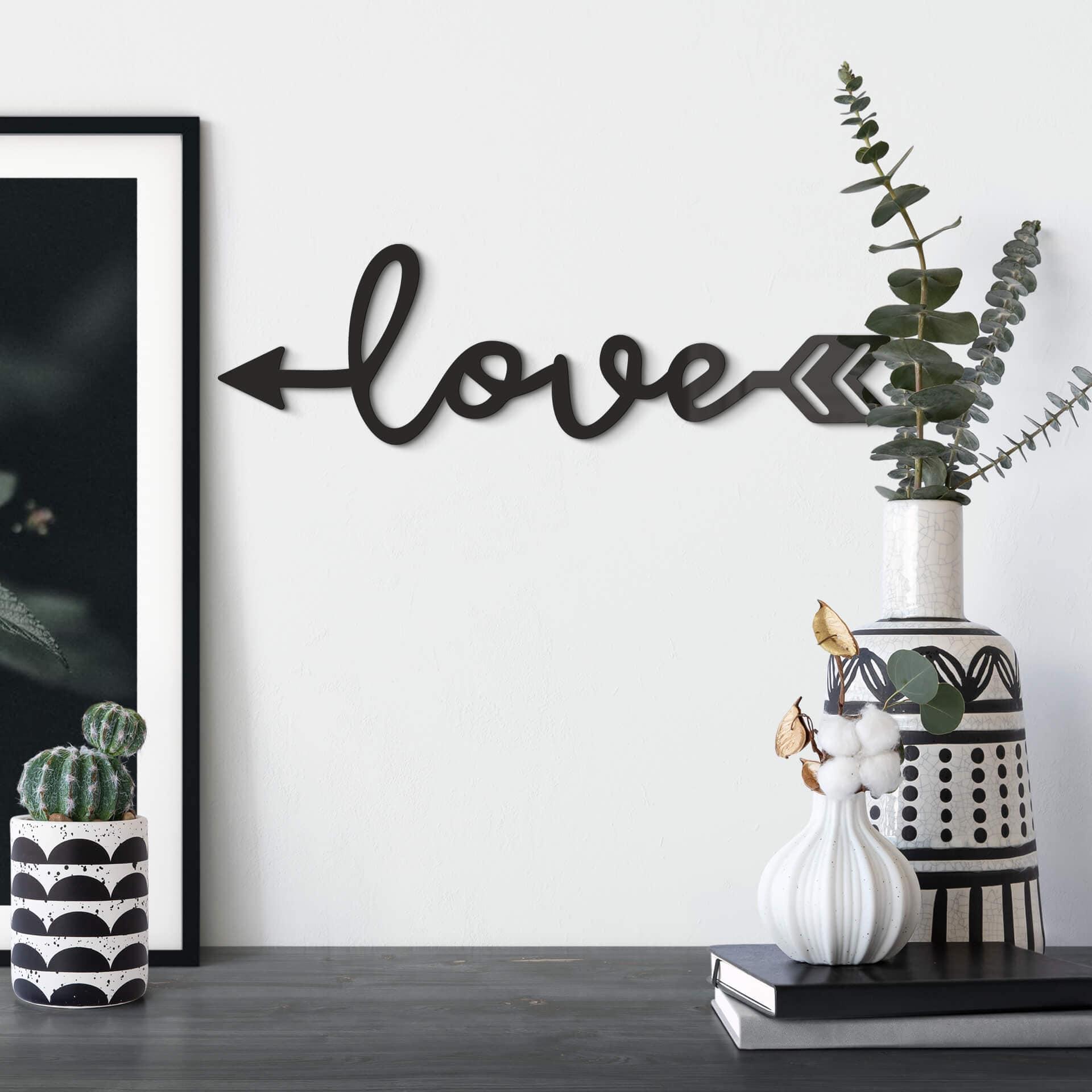 Akrylbogstaver Love Arrow