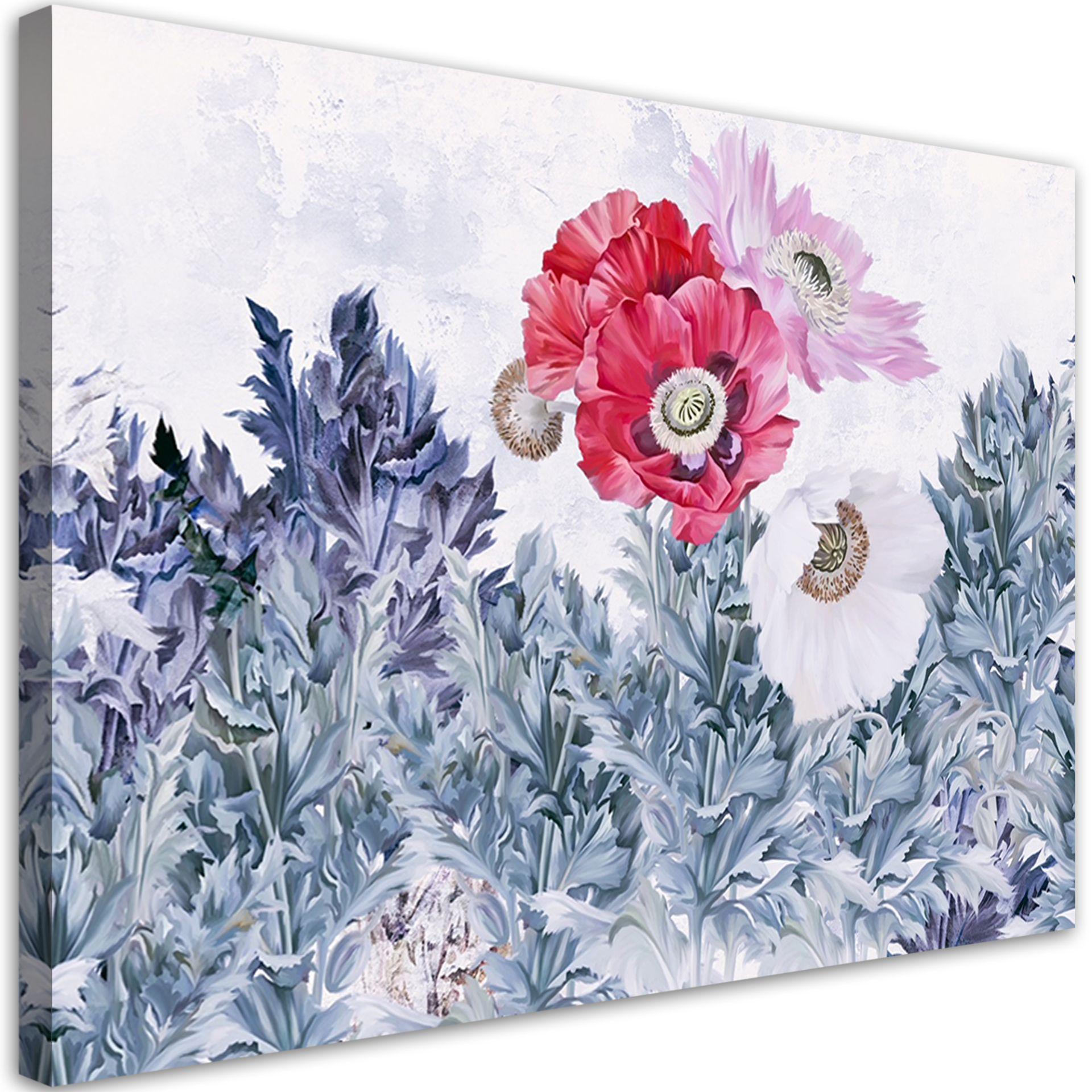 Canvasbillede, Valmuer som malet