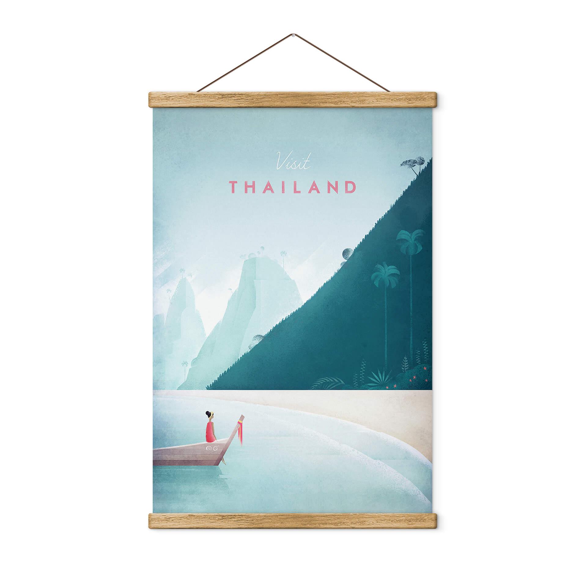 Tekstil plakat Rivers - Thailand
