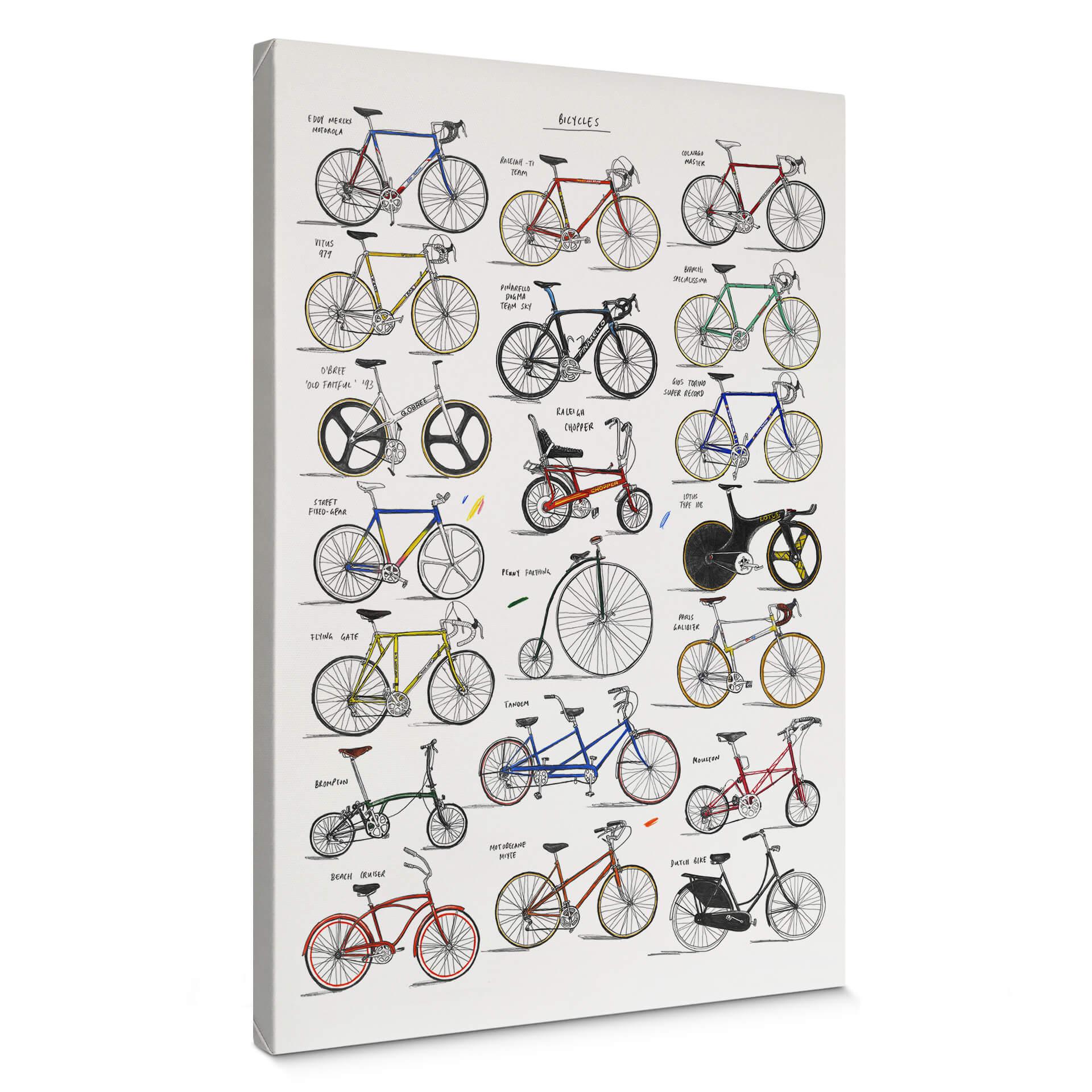 Lienzo Sparshott - Bicicletas