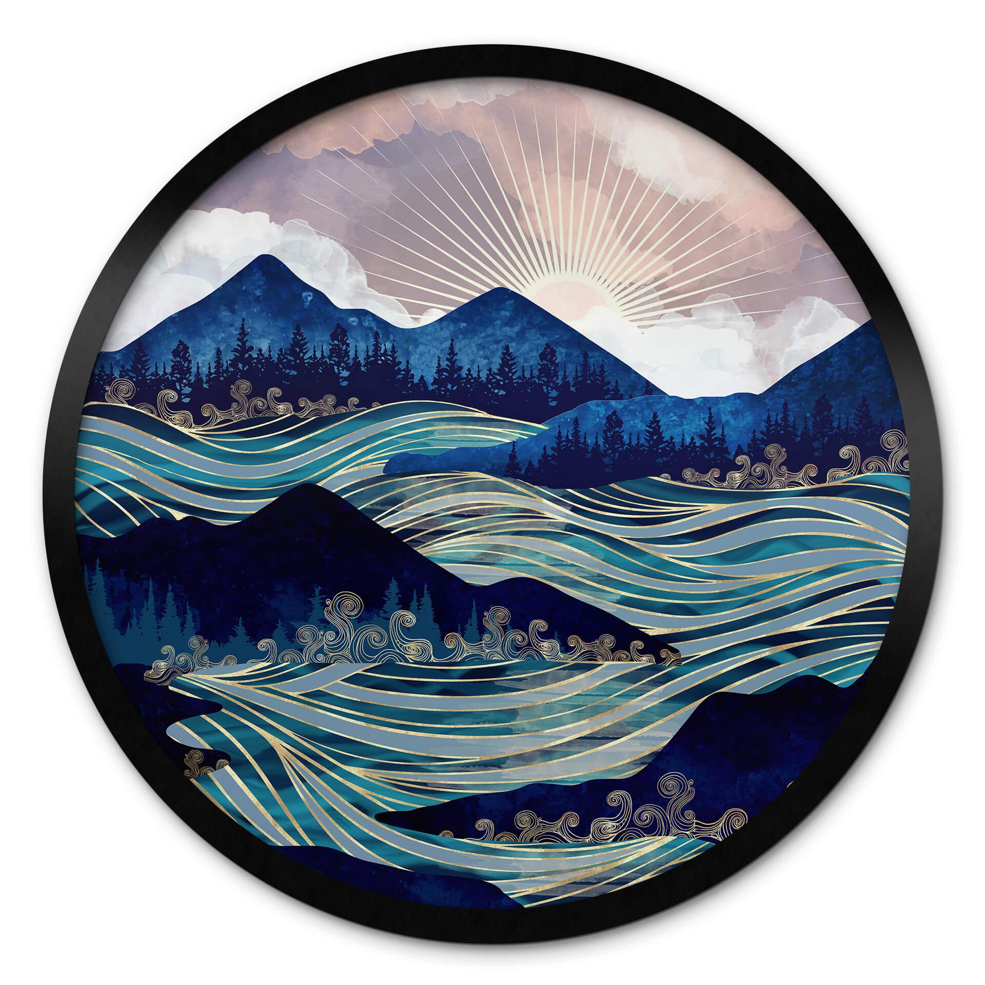 Póster SpaceFrog Designs - Sea Drift - Redondo