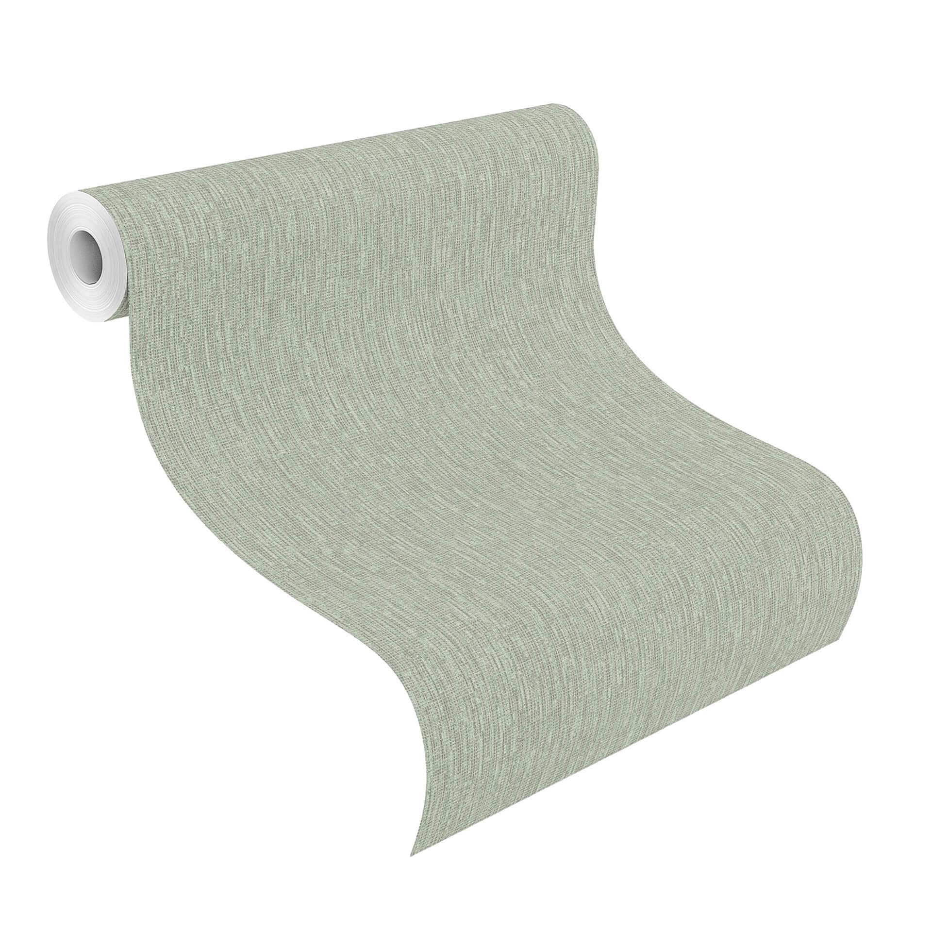 Rasch Papier peint intissé uni Florentine III vert sauge