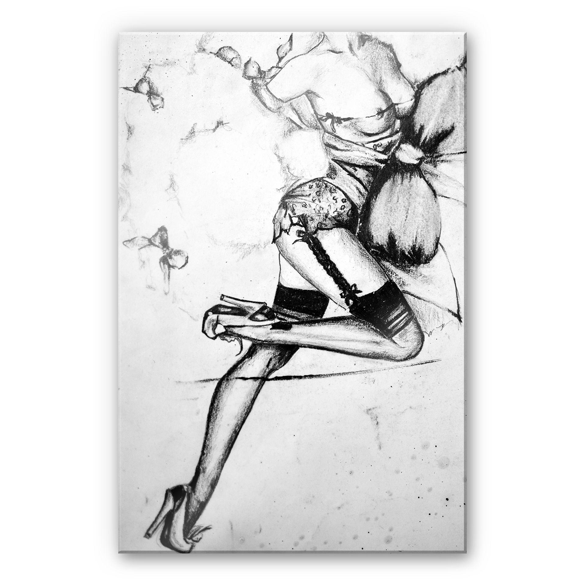 Akrylbillede Forførende Pin-up