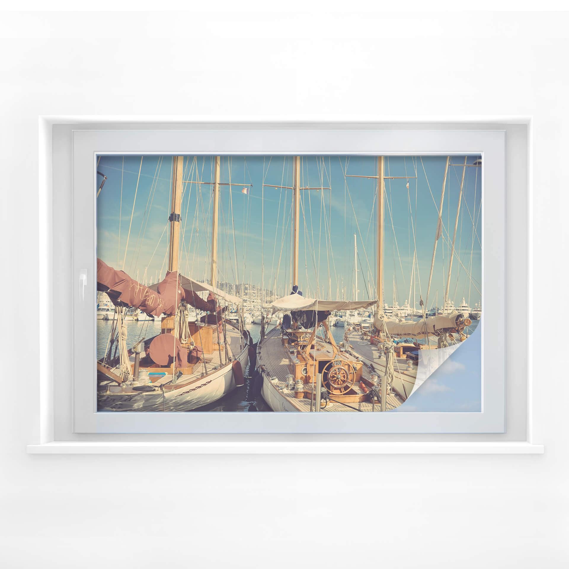 Film occultant - Bateaux dans le port