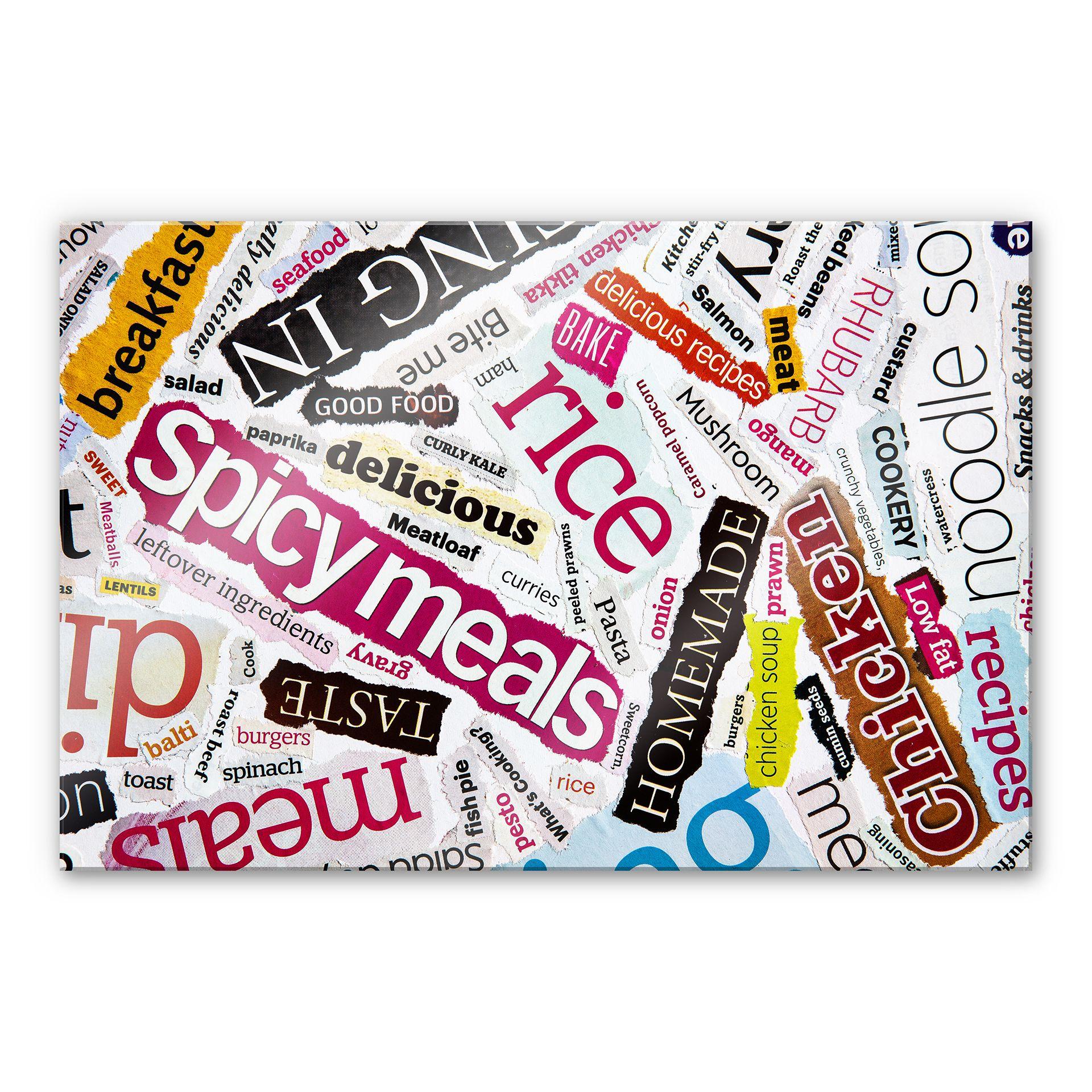 Akrylbillede-billedklip-collage med smag