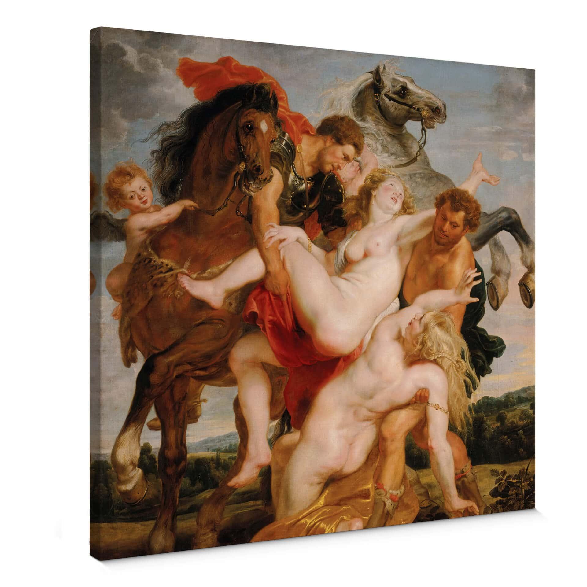 Lienzo Rubens - El rapto de las hijas de Leucipo