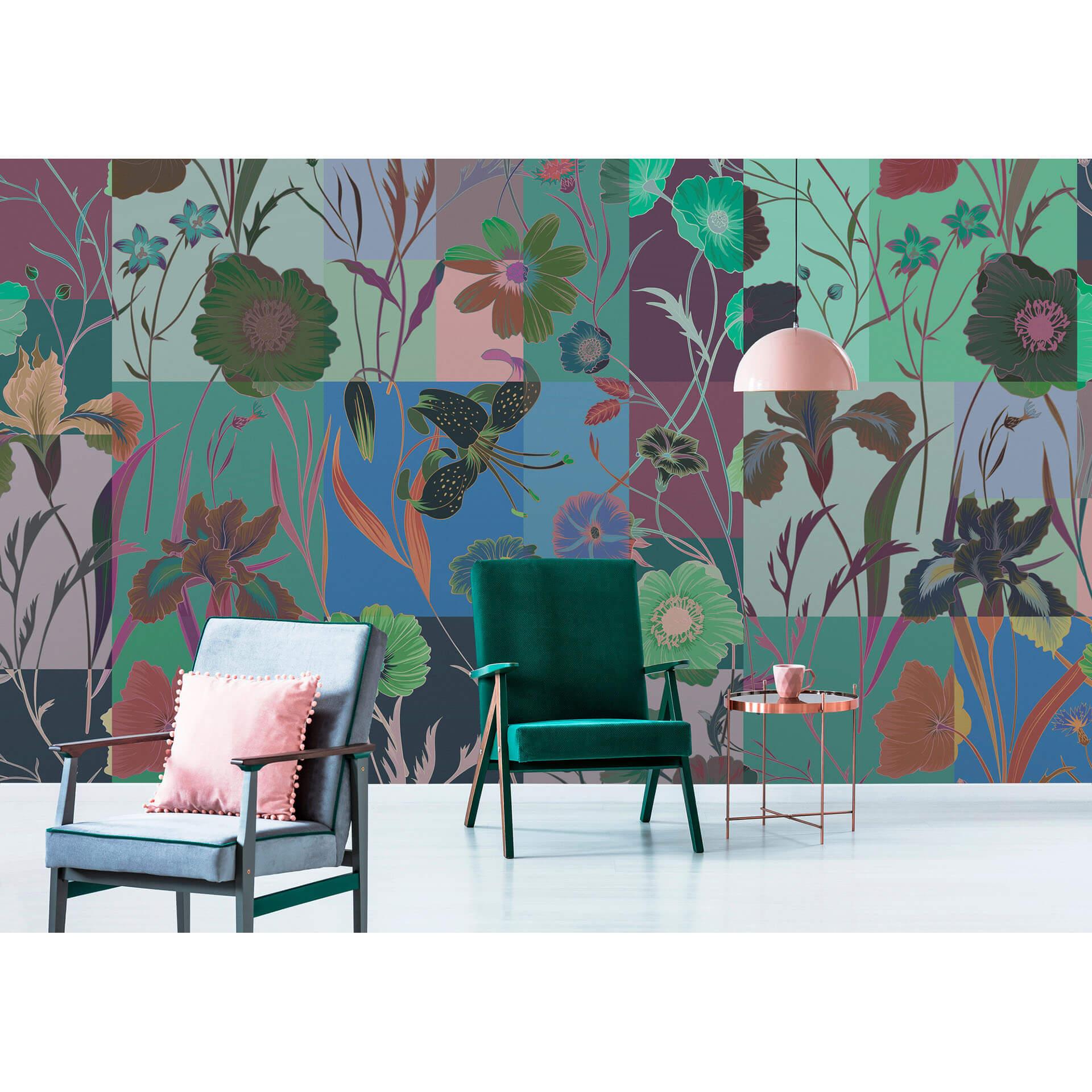 Livingwalls Fototapet Walls by Patel 2 floral patch 2
