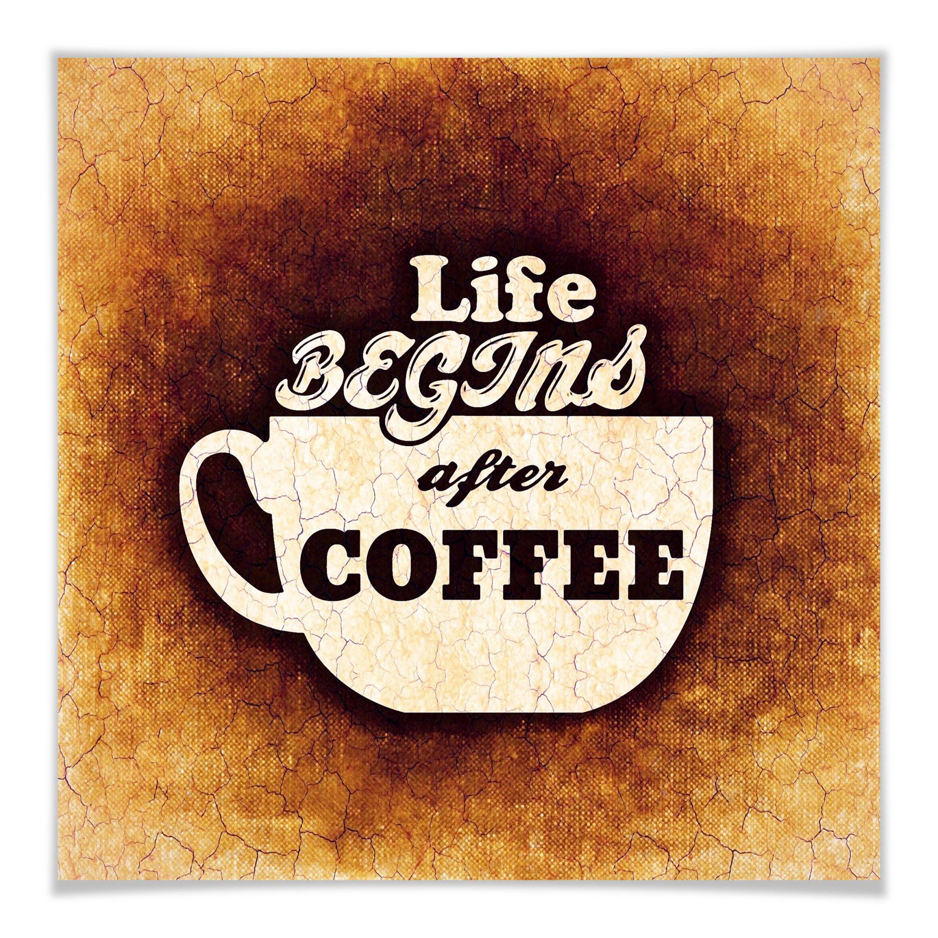 Póster La vida empieza después del café 02