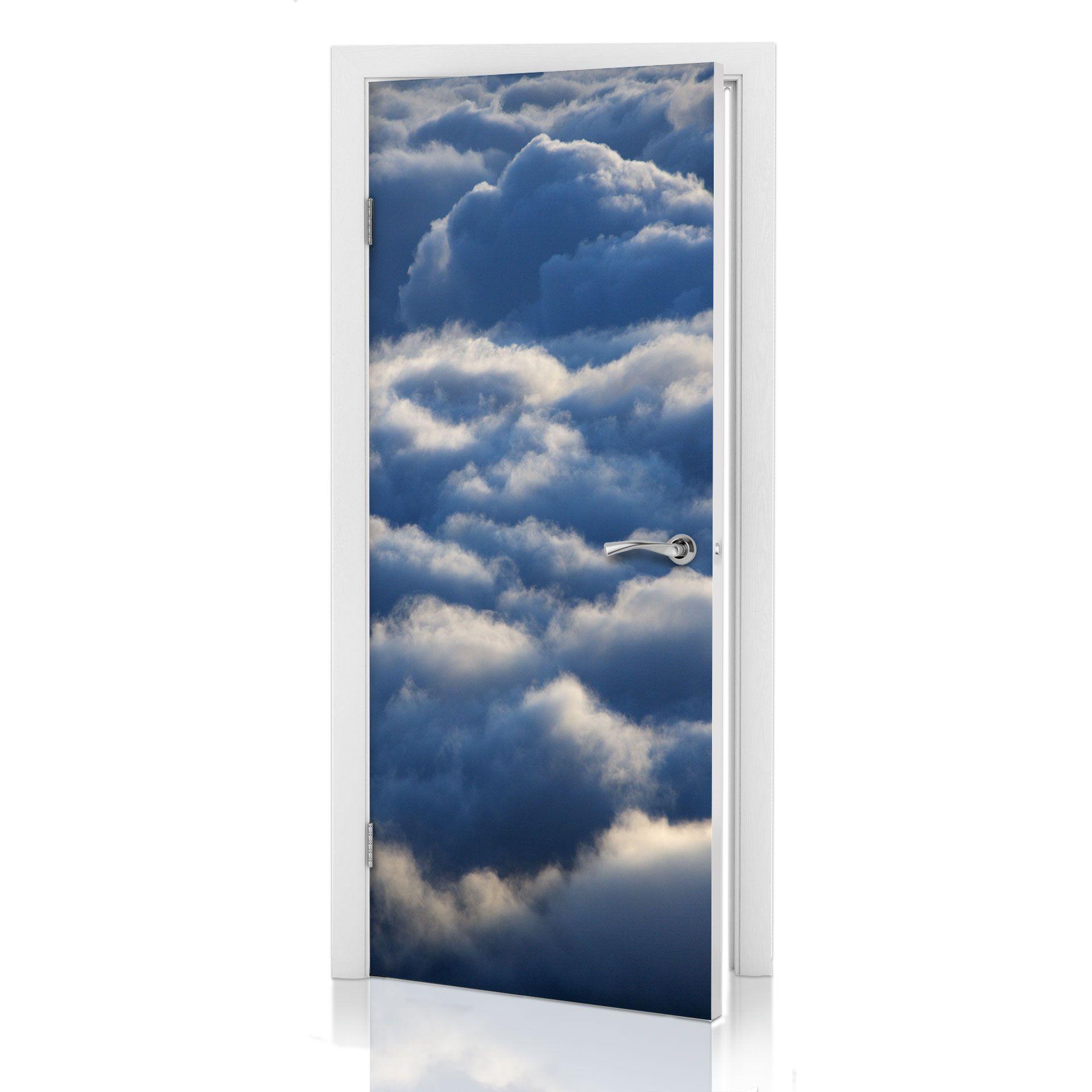 Puerta de diseño azul cielo 91x200 cm