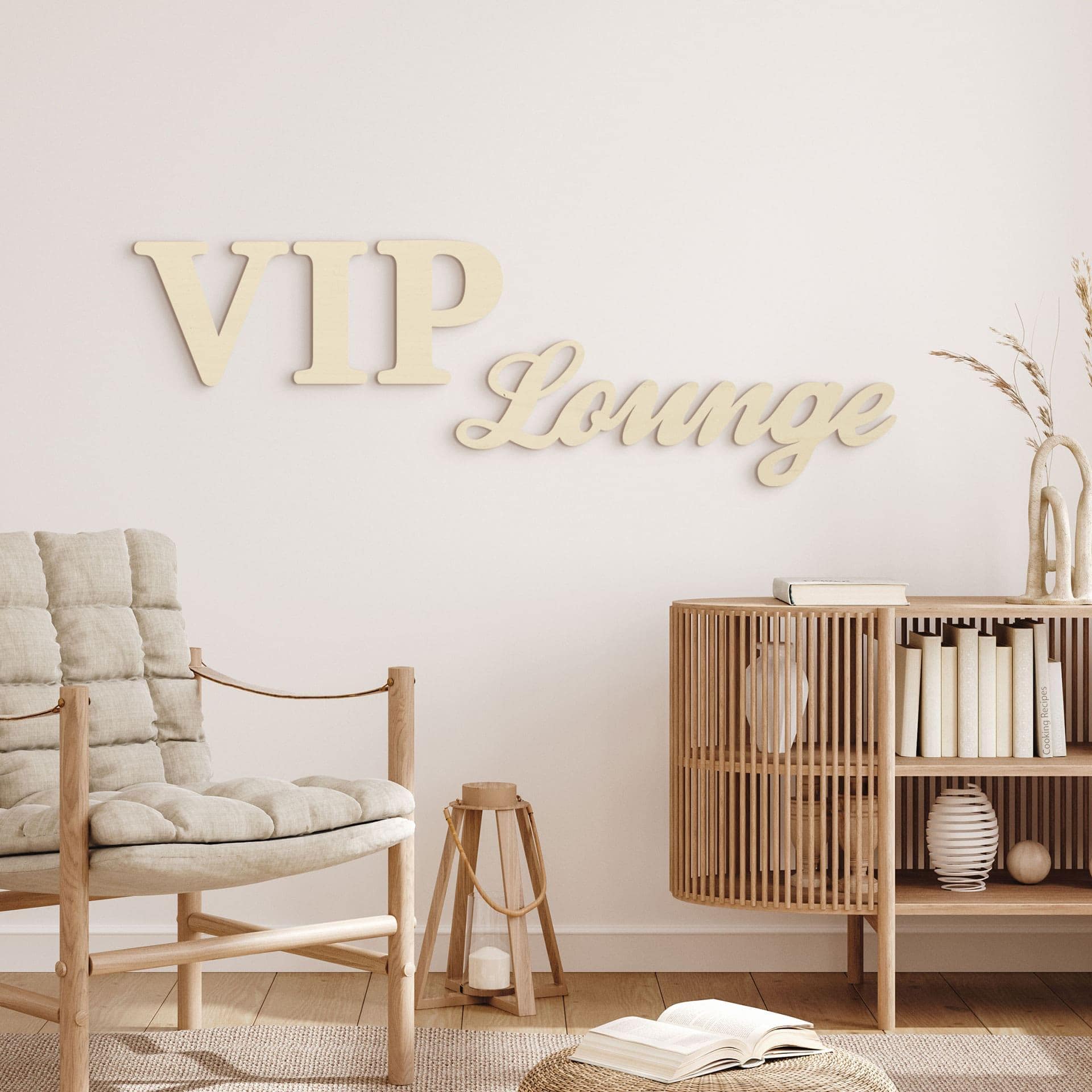 Træbogstaver - VIP Lounge