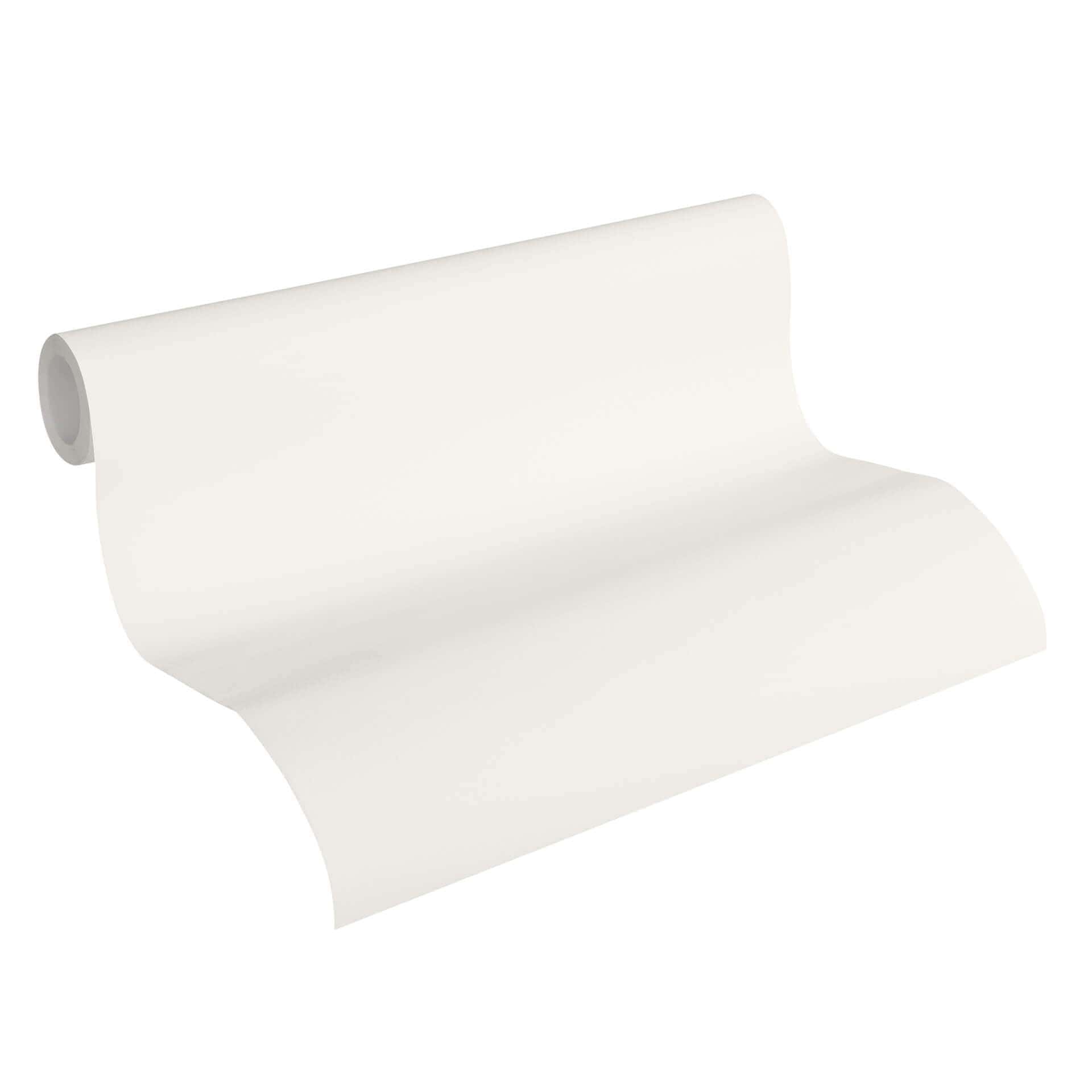 A.S. Création Scandinavian 2 Papier peint uni - Blanc