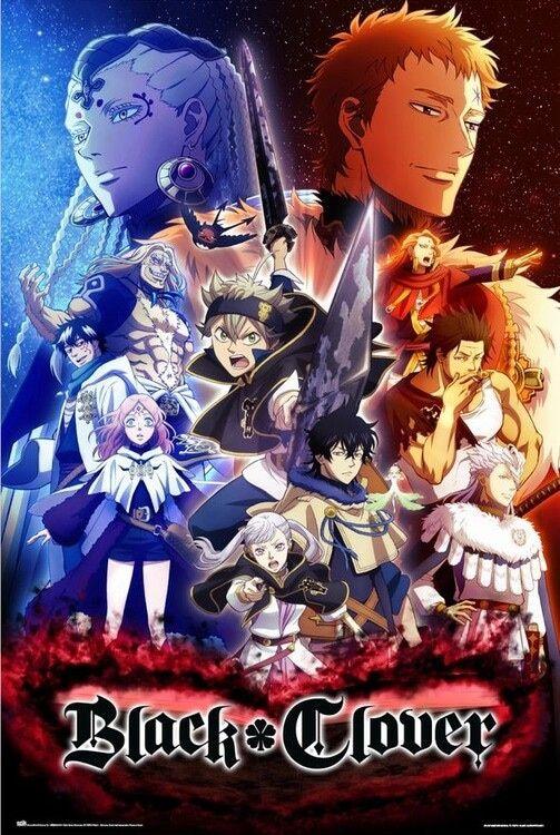 Poster, film poster Black Clover 61x91,5 cm