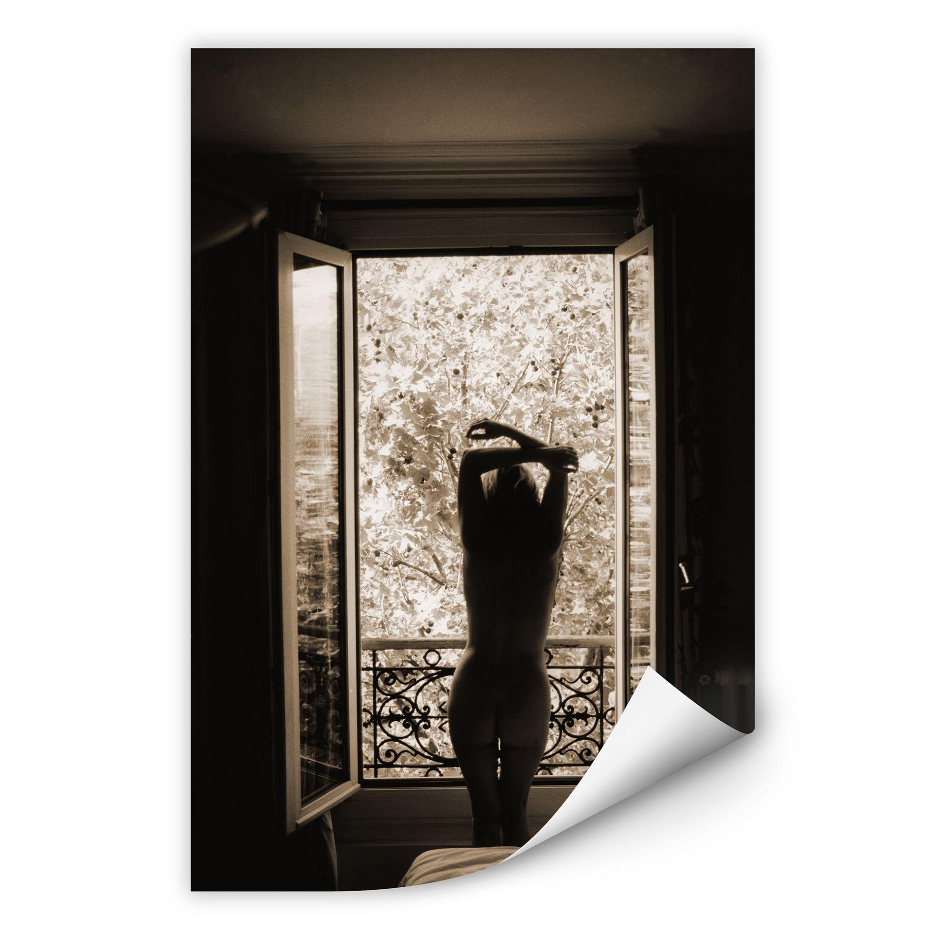 Zelfklevende Poster - View from the Window