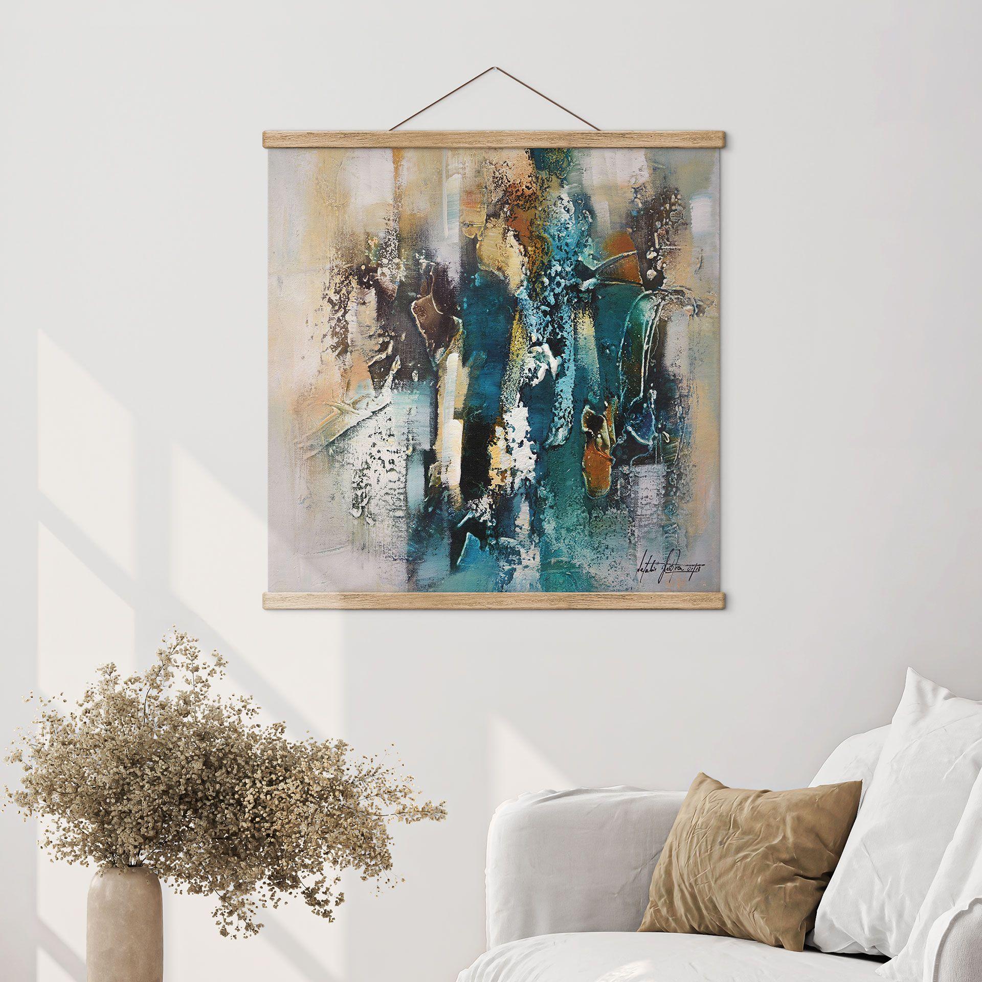 Póster de tela Esculturas abstractas - Fedrau - Cuadrado