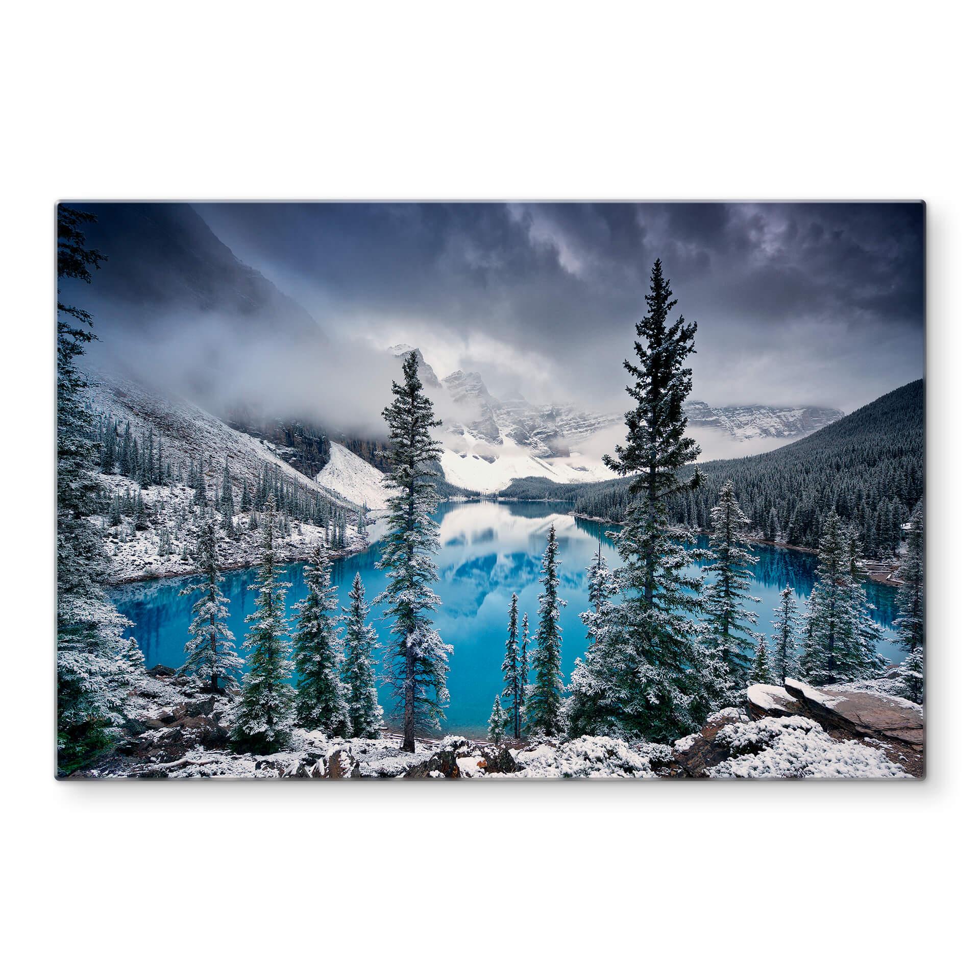 Glasschilderij Cole - Blue Morning