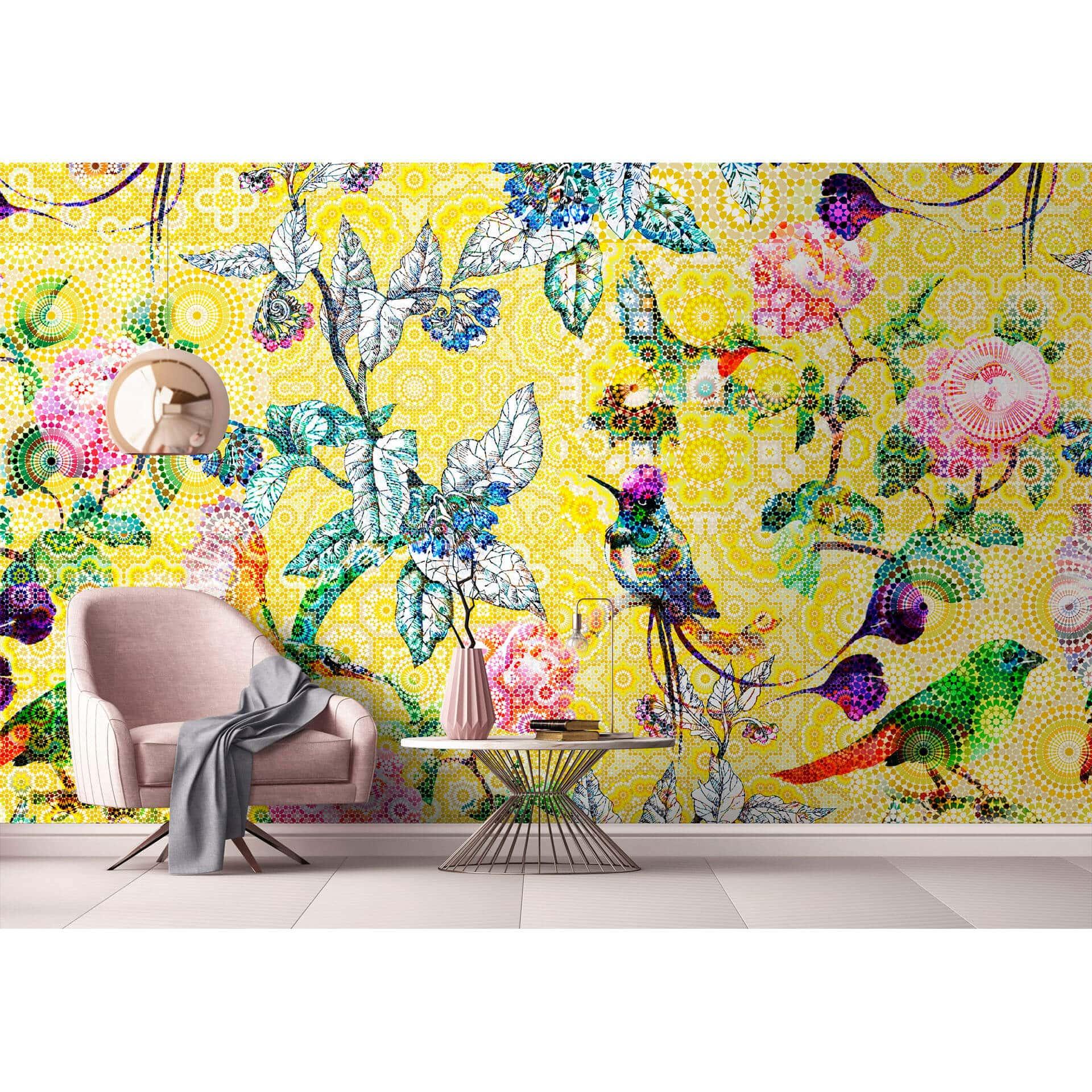 Livingwalls Fototapet Walls by Patel Exotic Mosaic1