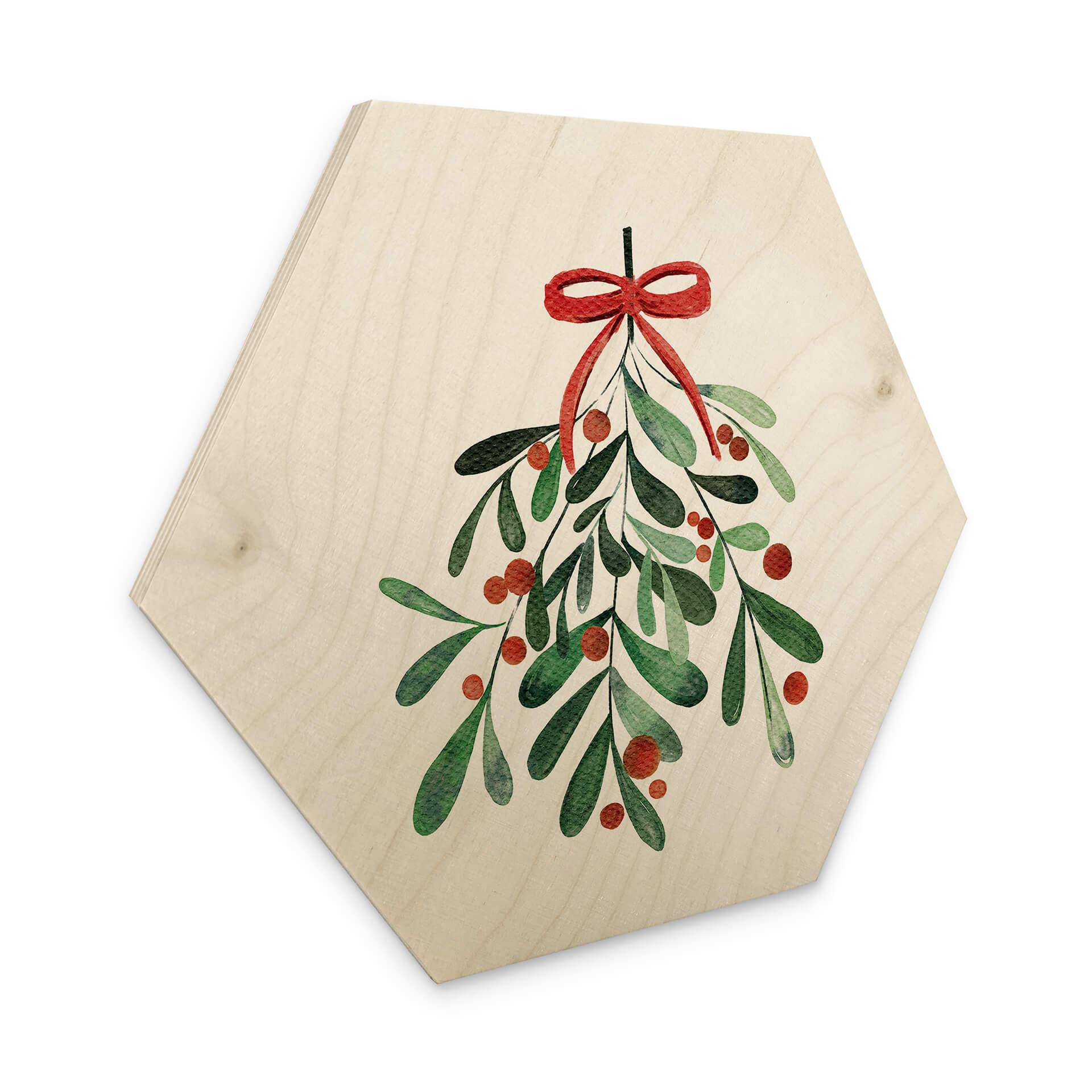 Sekskantet træ Kristina - Mistletoe Christmas