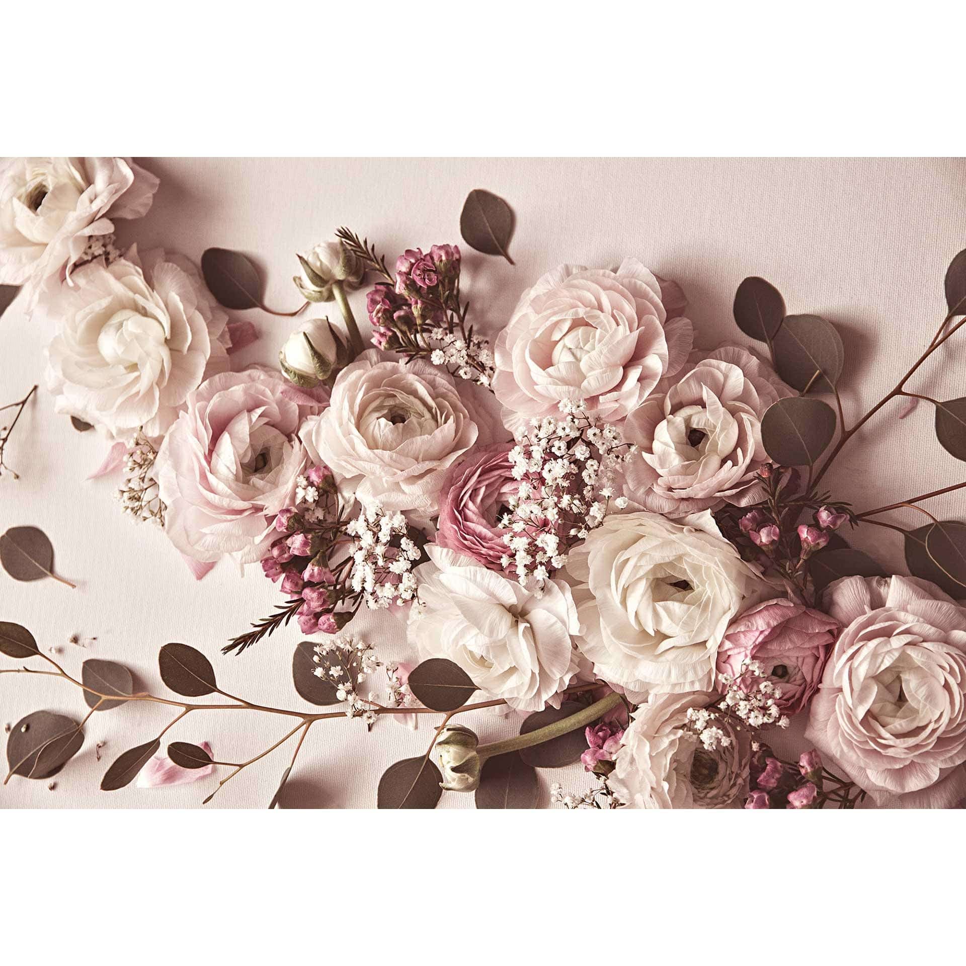 Livingwalls papier peint photo ARTist Flat Lay Flower