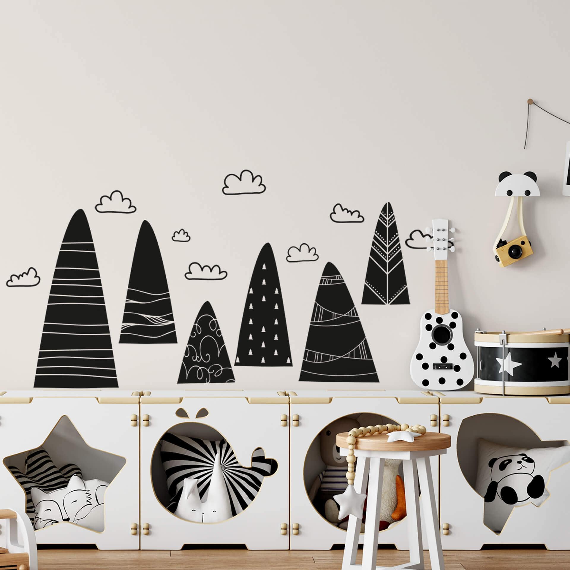 Sticker - Fantasifulde bjerge