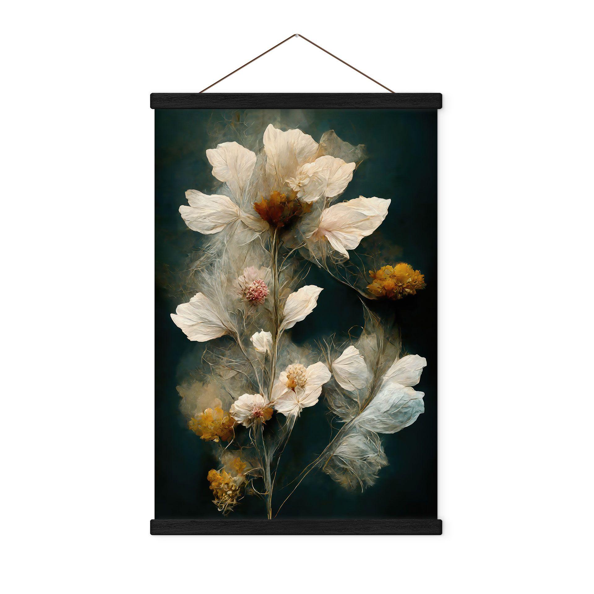 Póster de tela Esplendor floral pasajero - Treechild