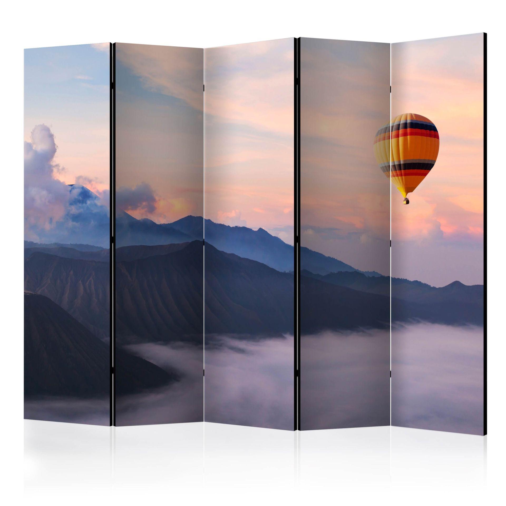 Paravent, Raumteiler freistehend, Trennwand - It Is Worth Dreaming II, 5-teilig - einseitig bedruckt - 225x172 cm