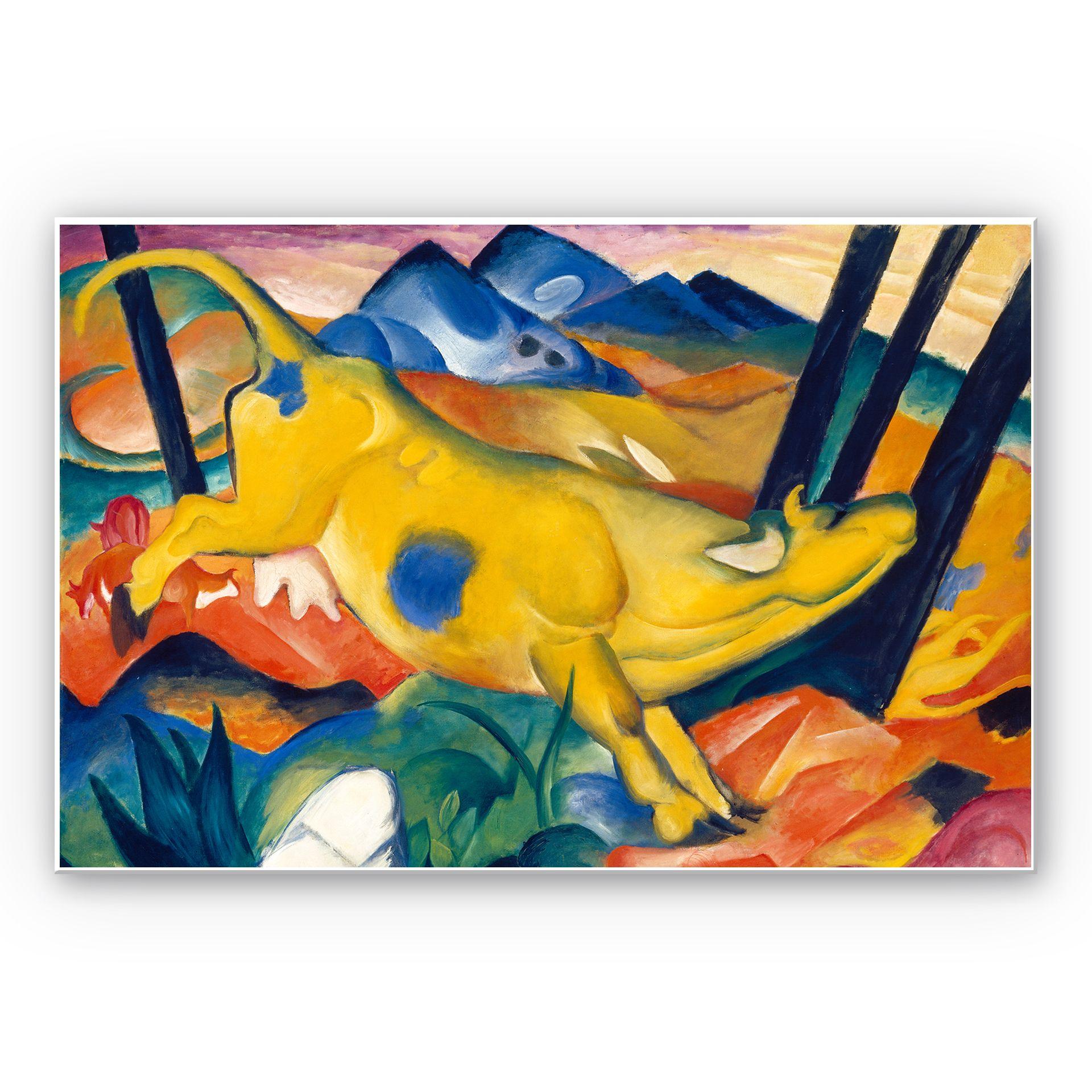 Tableau Forex - Marc - La vache jaune