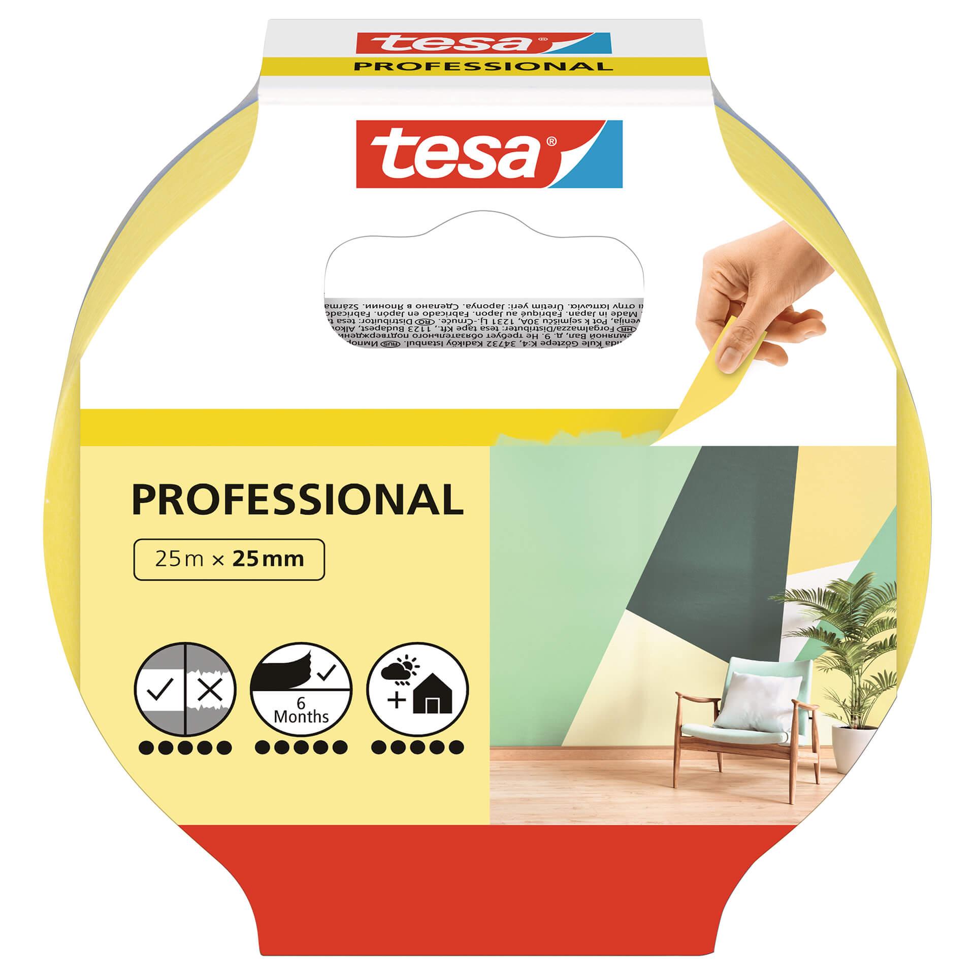 tesa® Malertape Professional 25m x 25mm