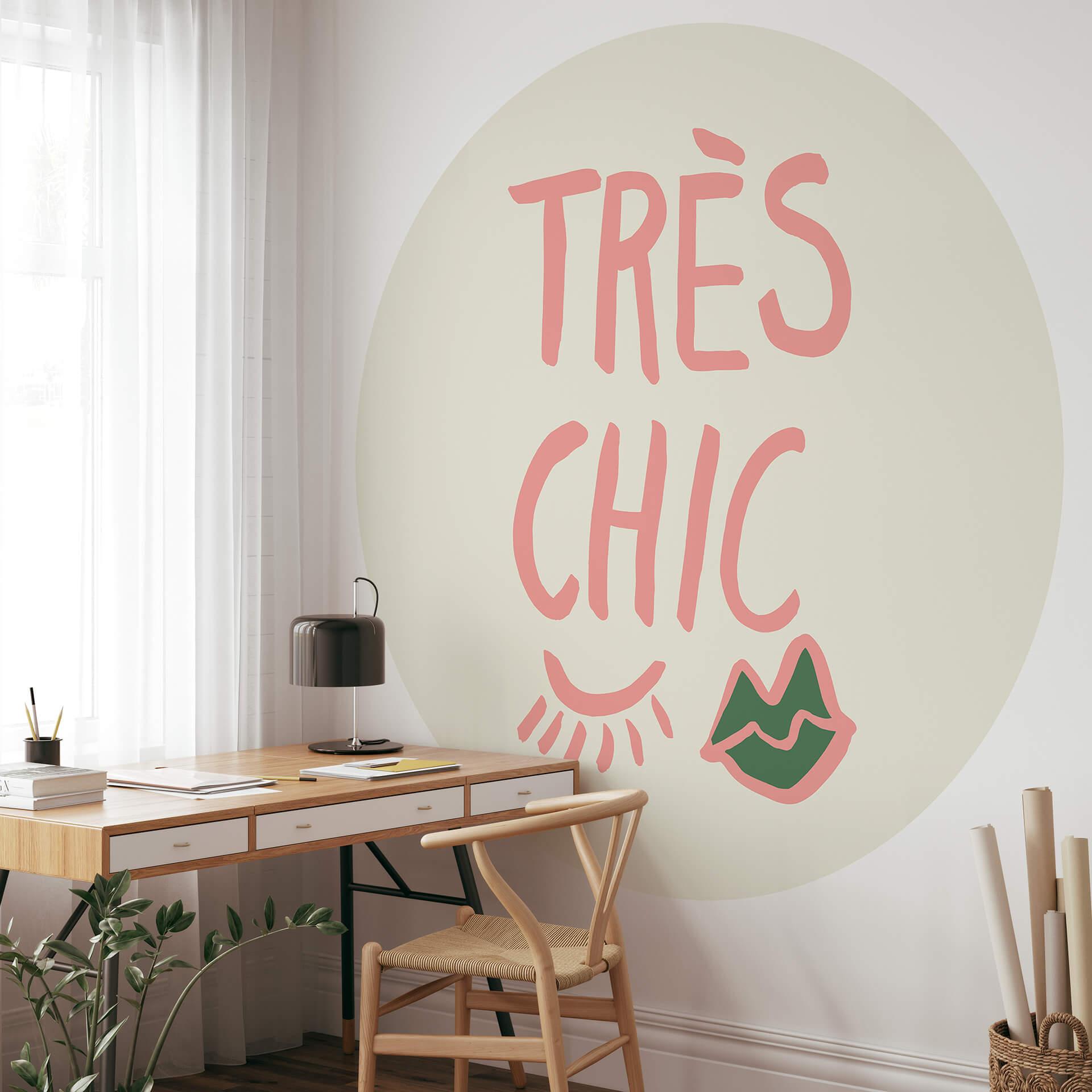 Tapet cirkel 1X Studio - Très chic - vliesetapet/selvklæbende non-woven tapet