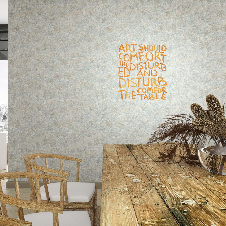 non-woven tapet Naturlig Opulens Grå grafik 3,30 x 0,70 cm