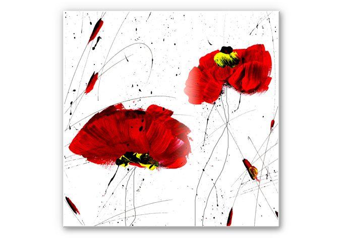 Tableau Forex - Niksic - Coquelicot rouge