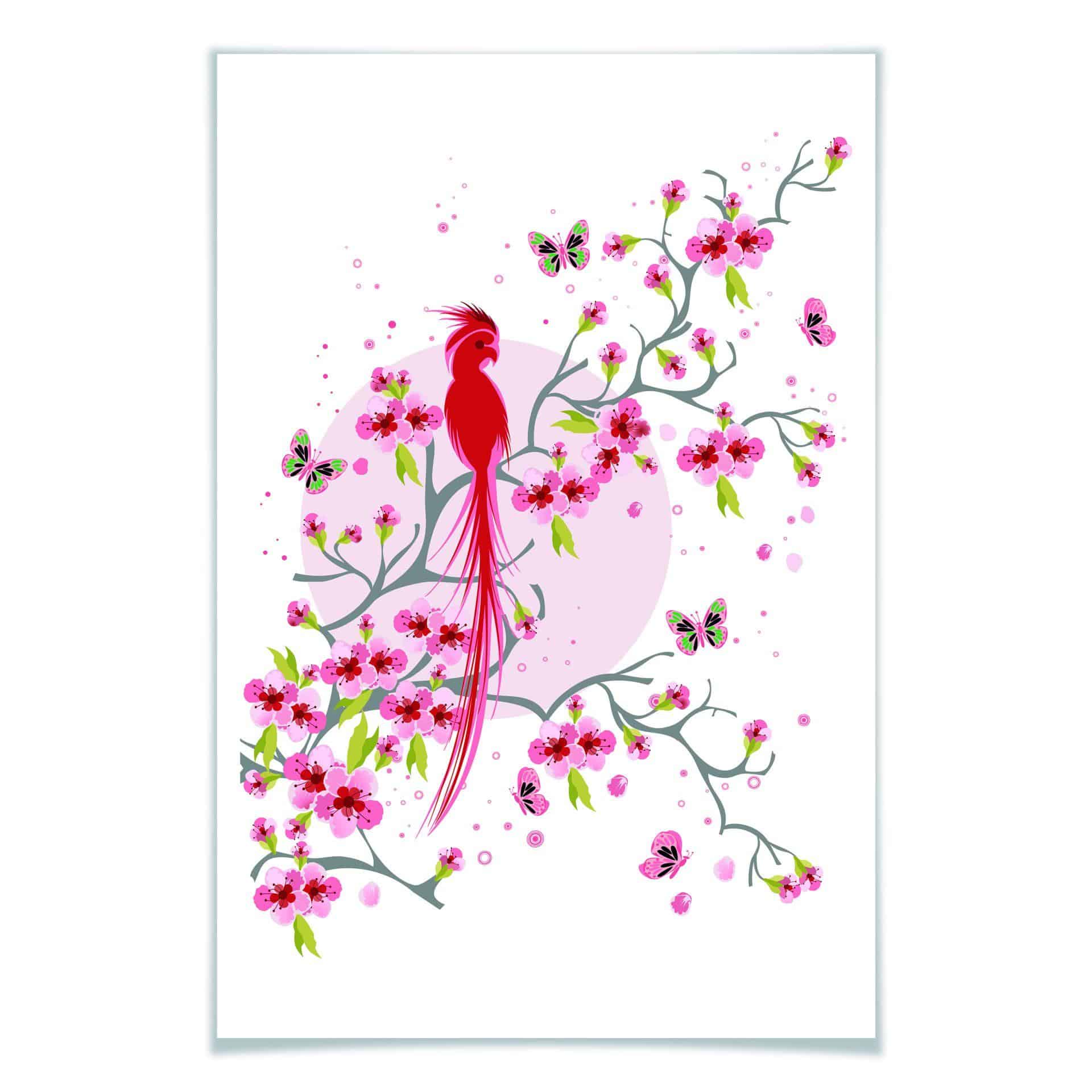 Poster - Oiseau paradisiaque