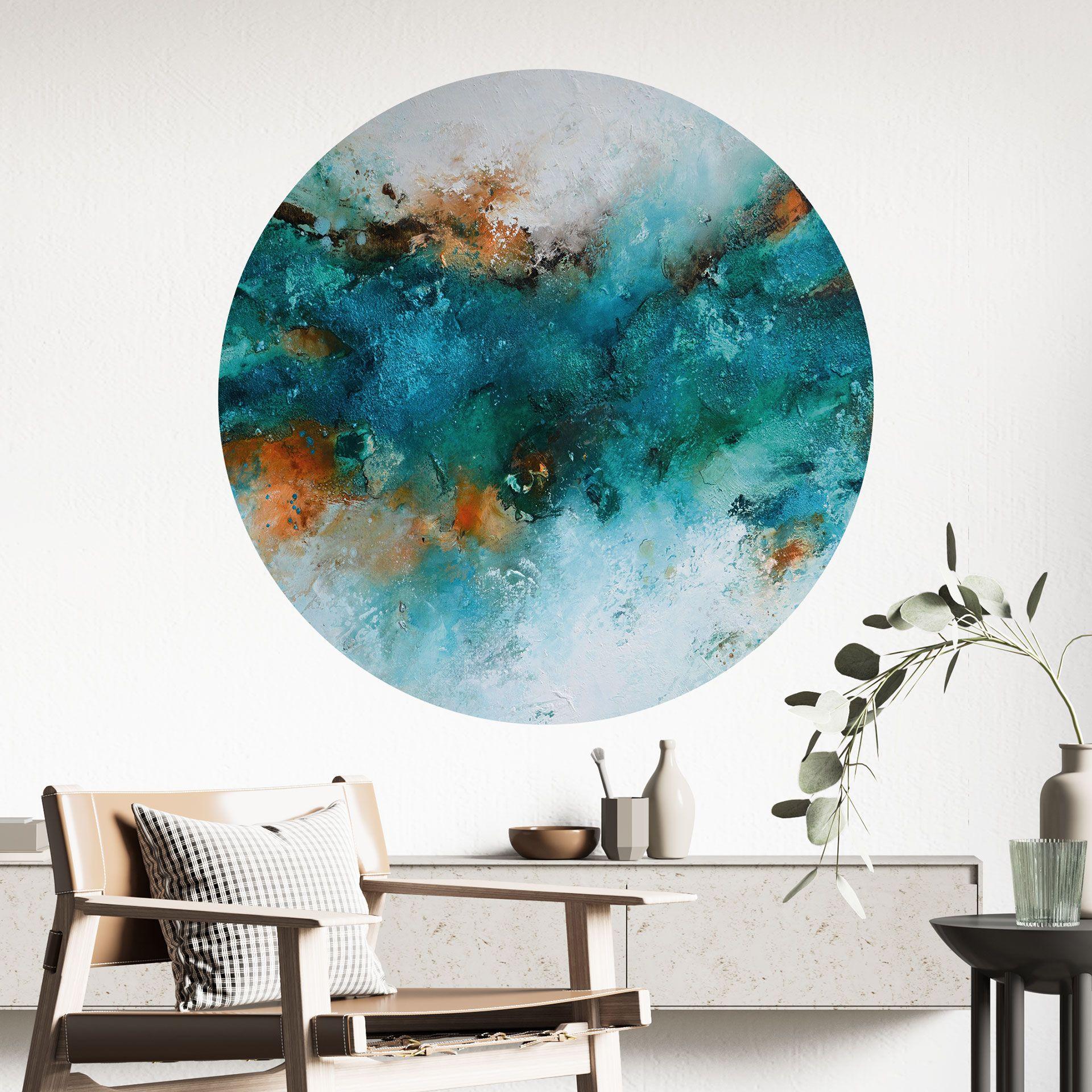 Vinilo decorativo agua helada - Fedrau - Redondo